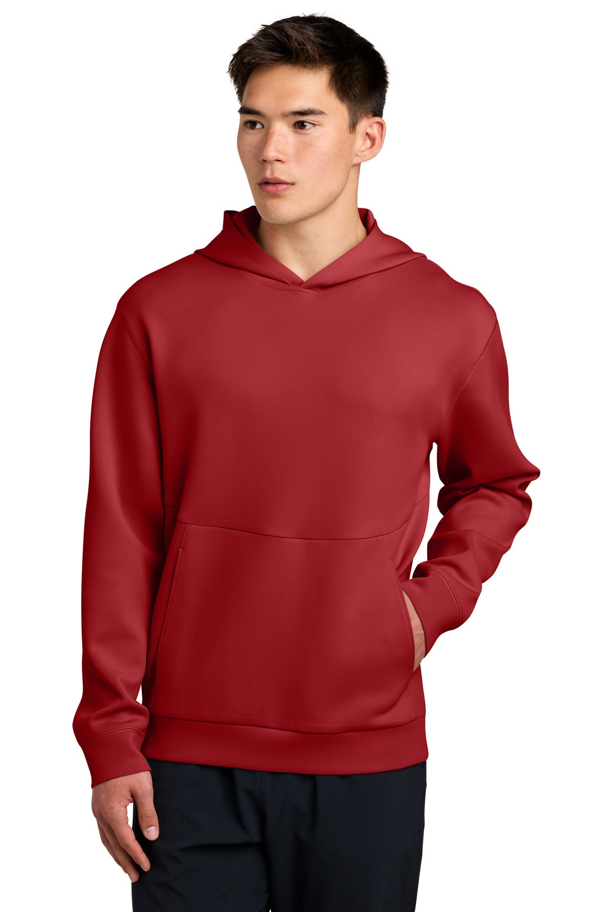 Sport-Tek Pro Perform Pullover Hoodie ST580 in Deep Red