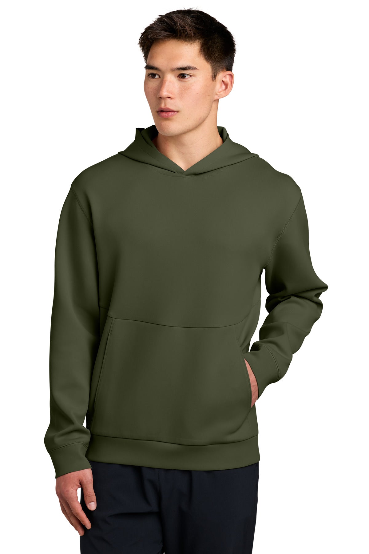 Sport-Tek Pro Perform Pullover Hoodie ST580 in Olive Drab Green