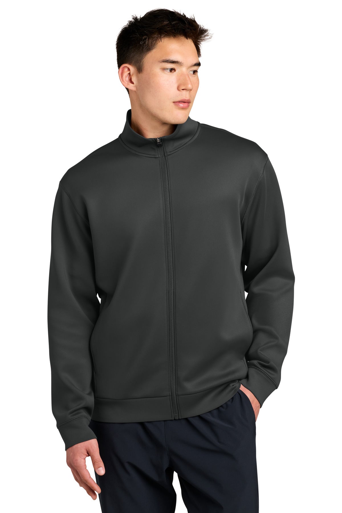 Sport-Tek Pro Perform Full-Zip ST582 in Iron Grey