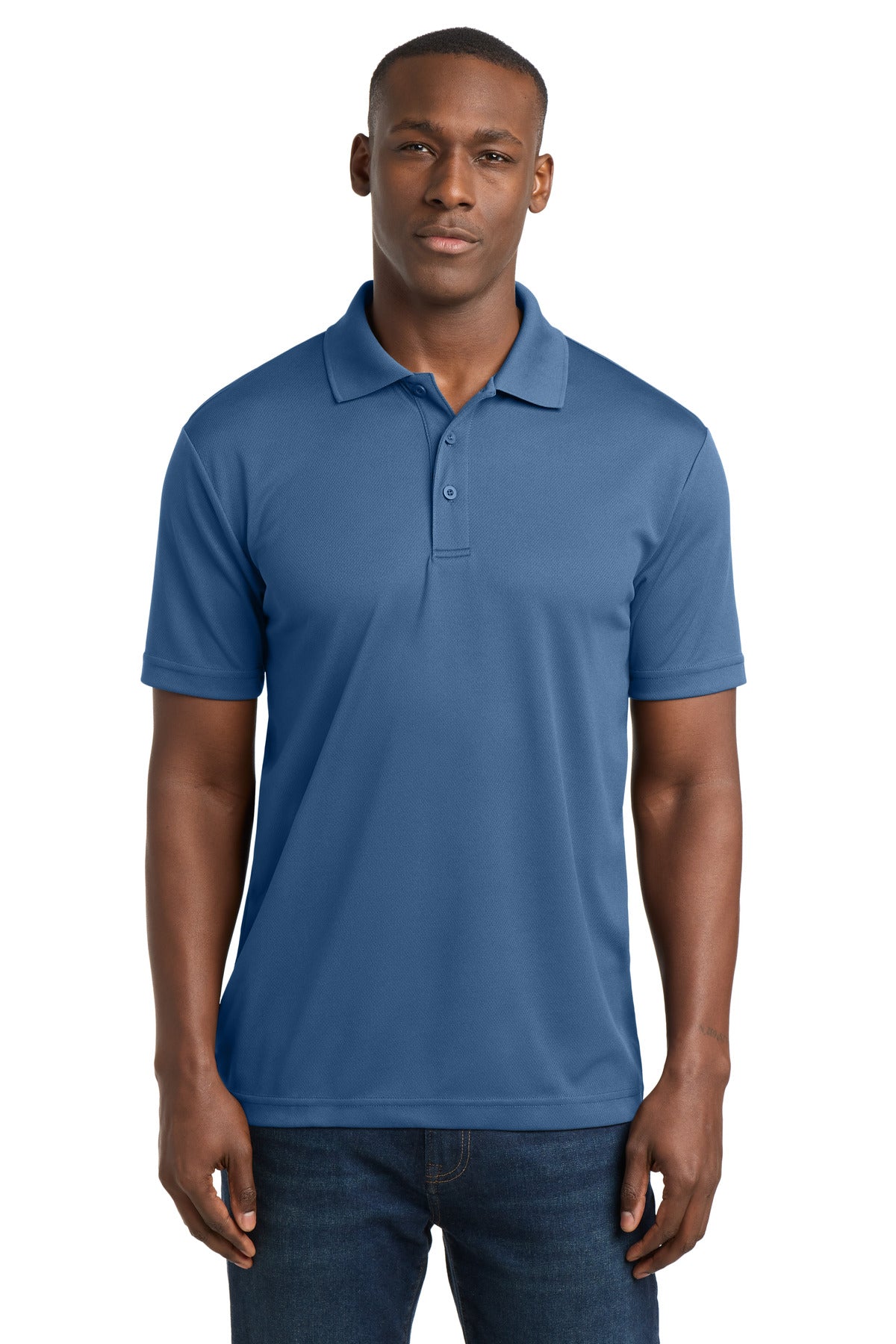 Sport-Tek PosiCharge RacerMesh Polo. ST640 in Dawn Blue