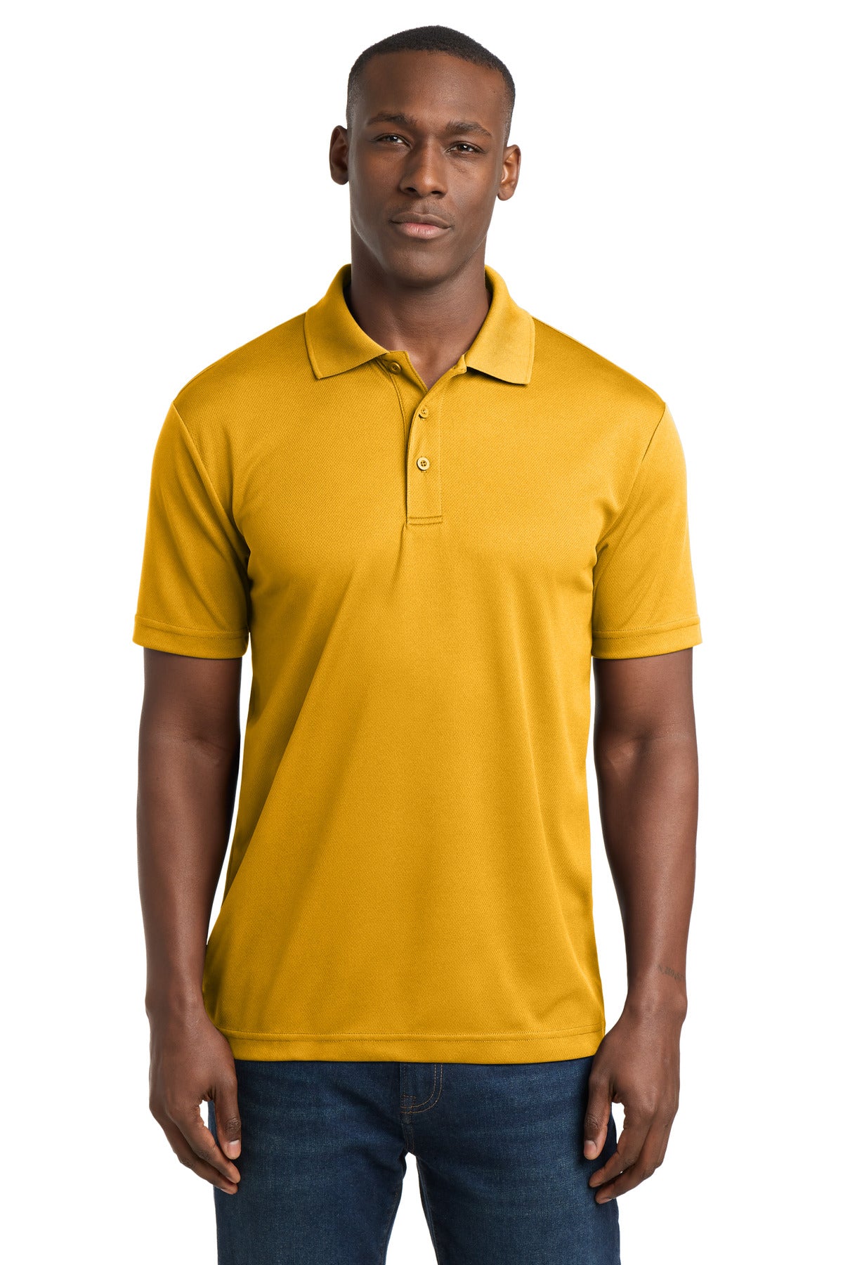 Sport-Tek PosiCharge RacerMesh Polo. ST640 in Gold