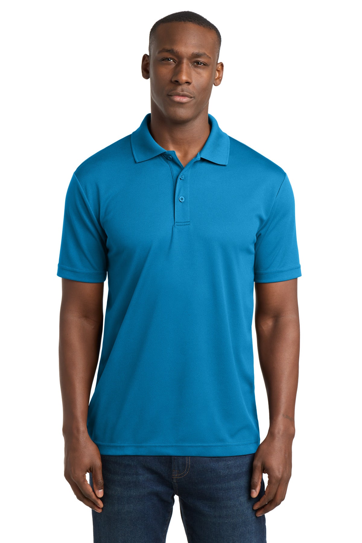 Sport-Tek PosiCharge RacerMesh Polo. ST640 in Pond Blue