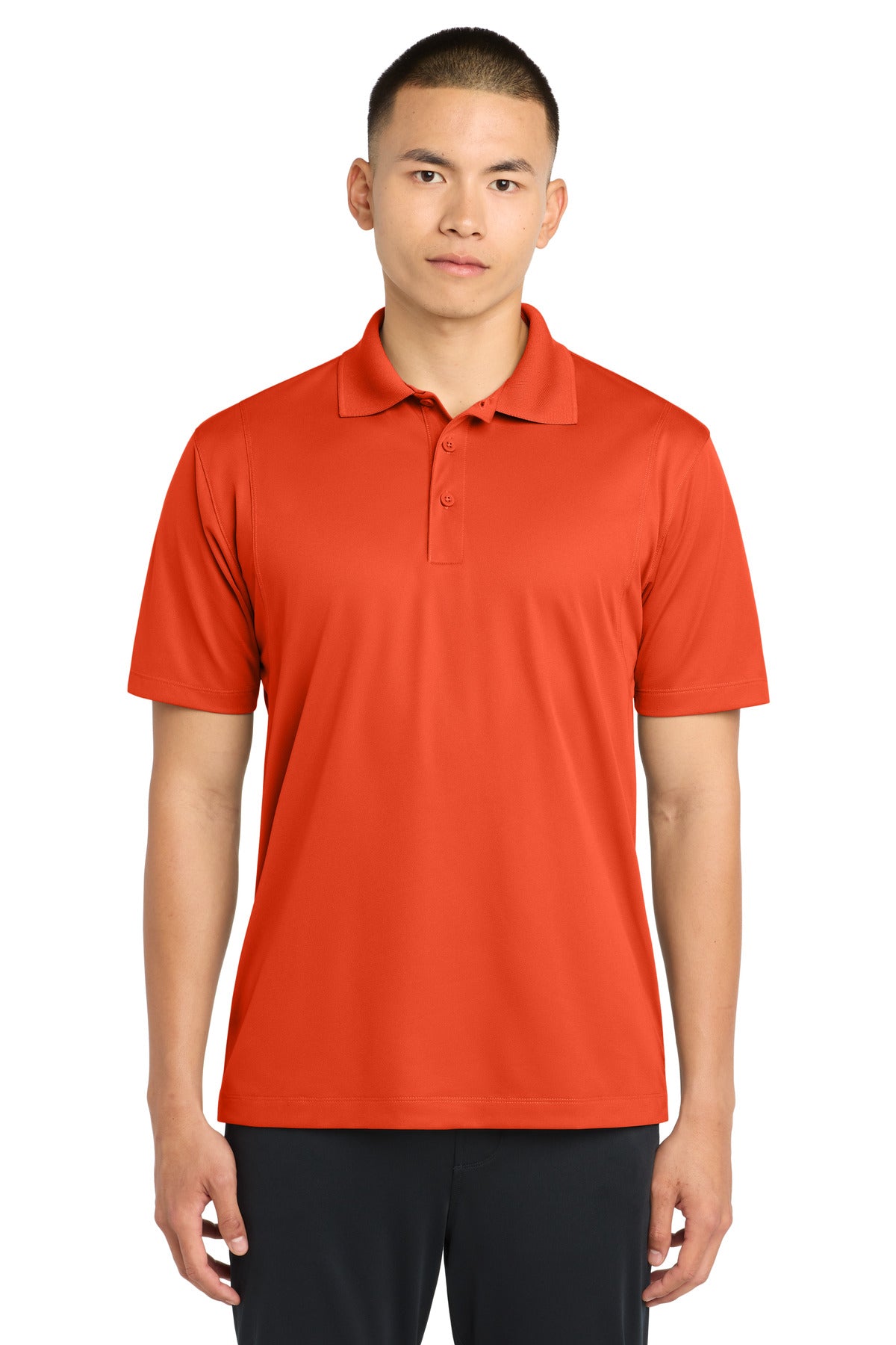 Sport-Tek Micropique Sport-Wick Polo. ST650 in Deep Orange
