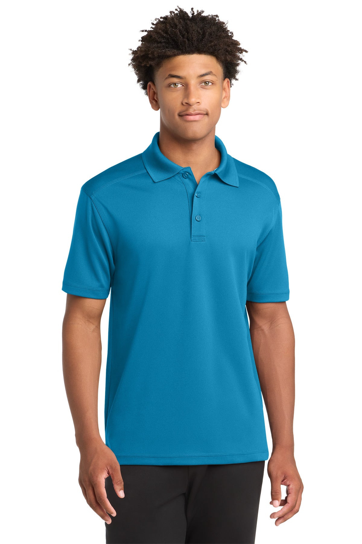 Sport-Tek PosiCharge Micro-Mesh Polo. ST680 in Blue Wake