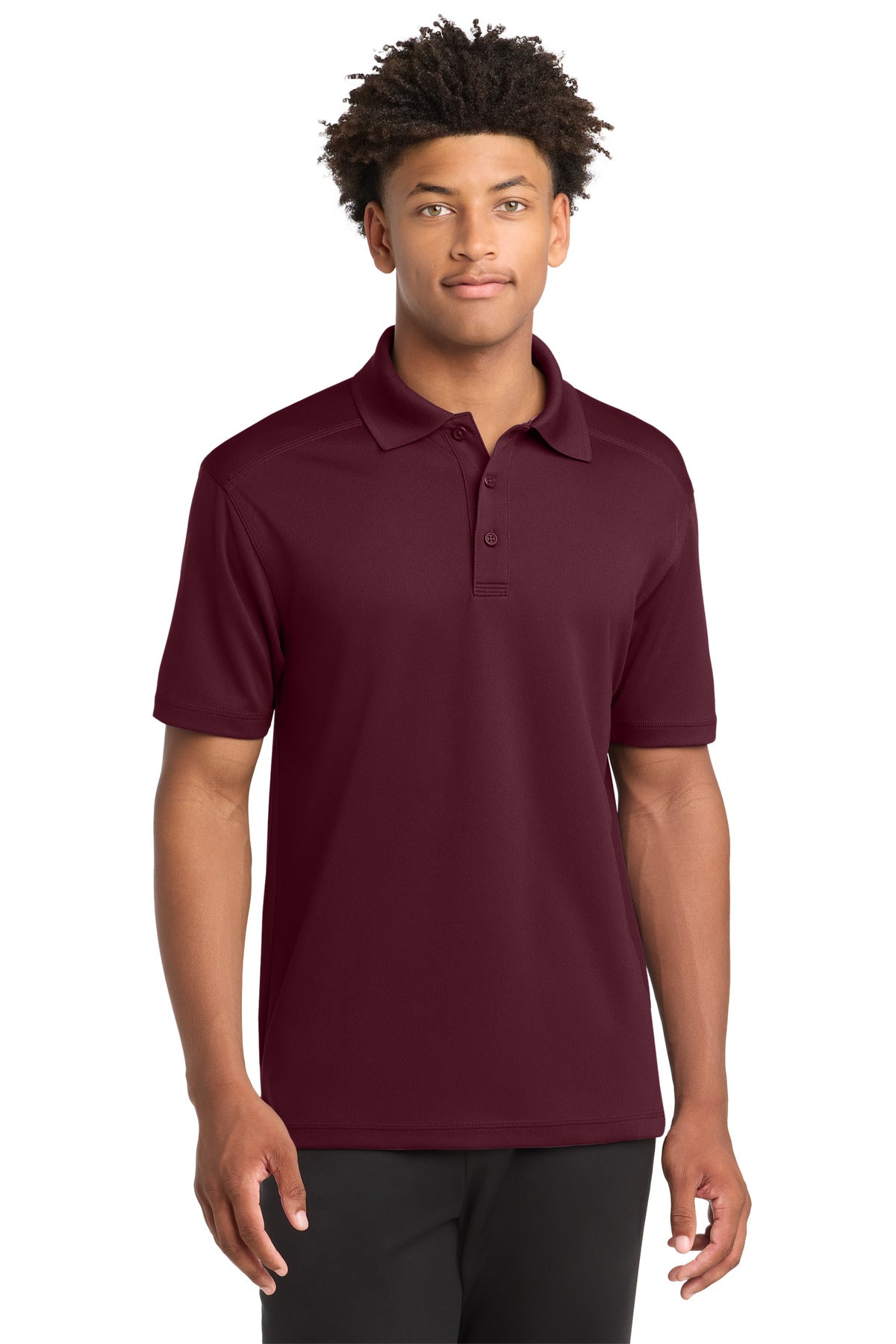Sport-Tek PosiCharge Micro-Mesh Polo. ST680 in Maroon