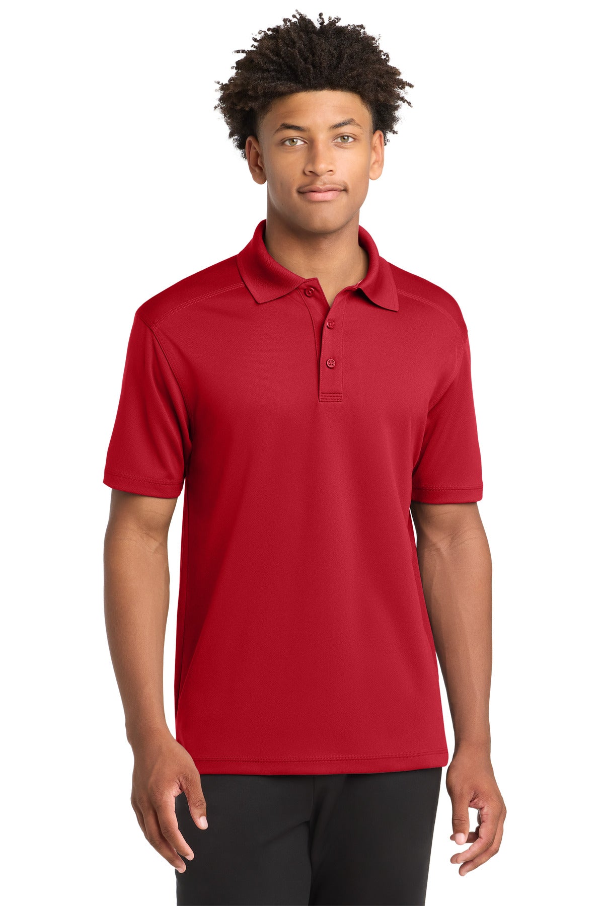 Sport-Tek PosiCharge Micro-Mesh Polo. ST680 in True Red