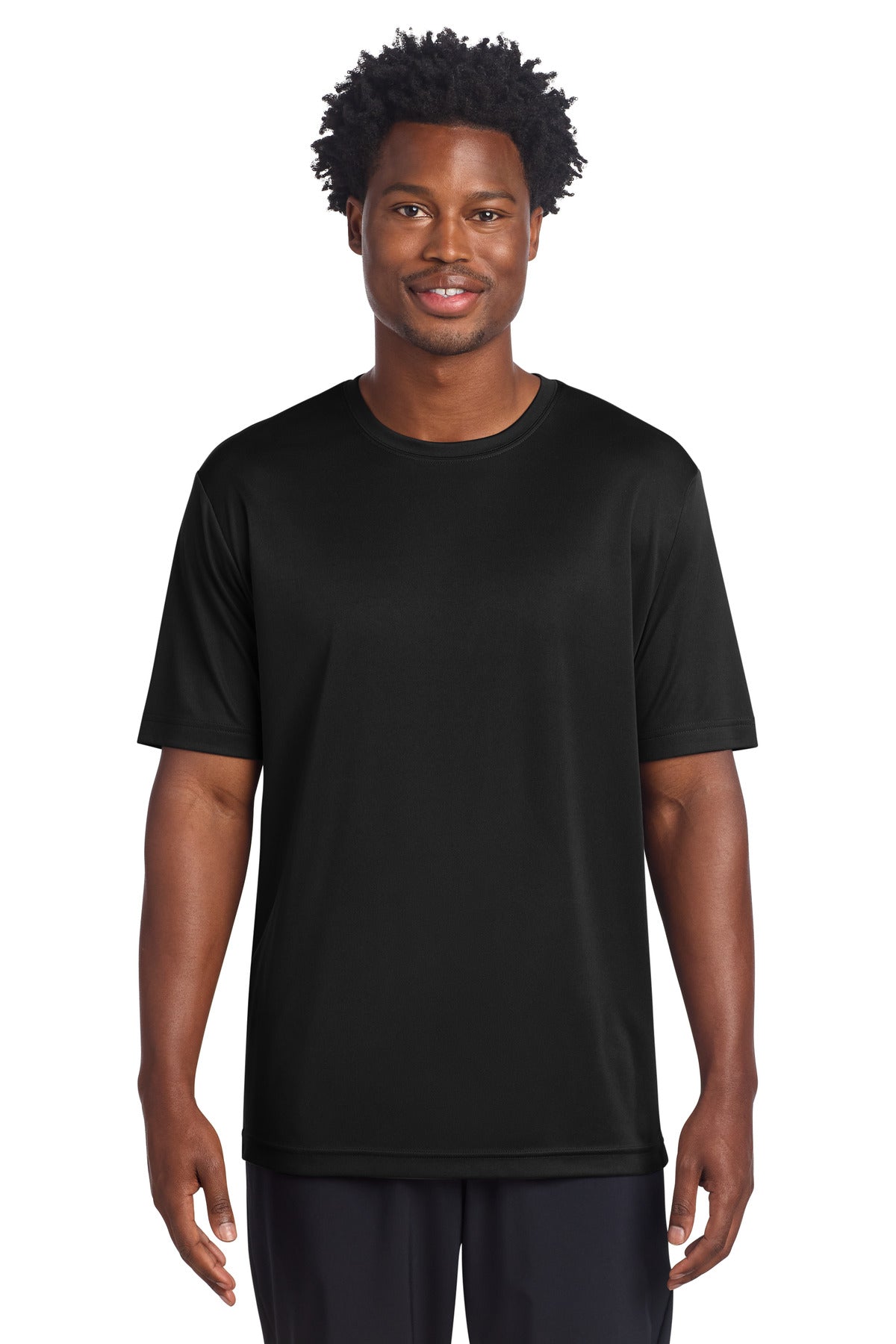 Sport-Tek PosiCharge Re-Compete Tee ST720 in Black