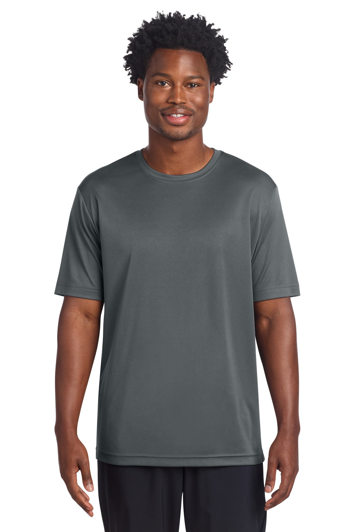 Sport-Tek PosiCharge Re-Compete Tee ST720 in Iron Grey