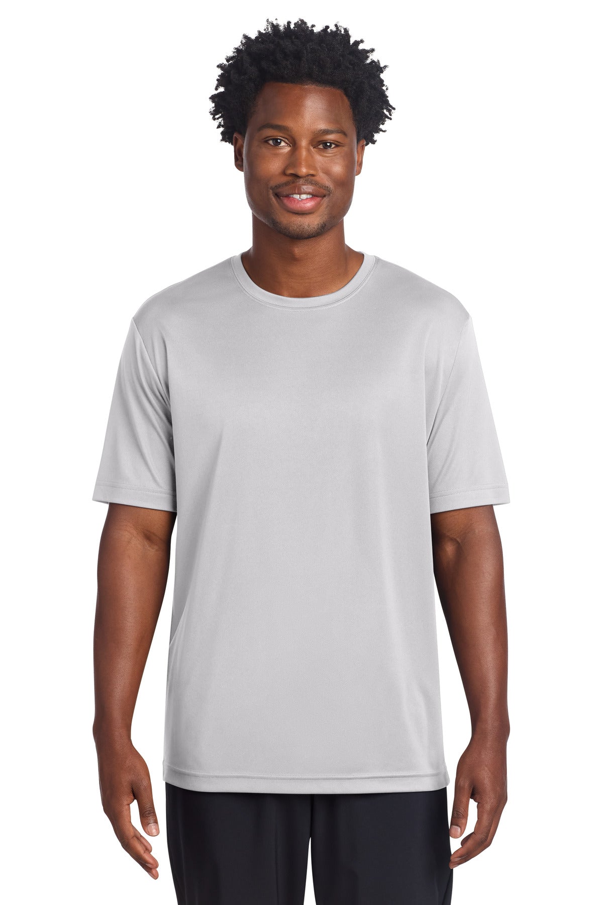 Sport-Tek PosiCharge Re-Compete Tee ST720 in Silver