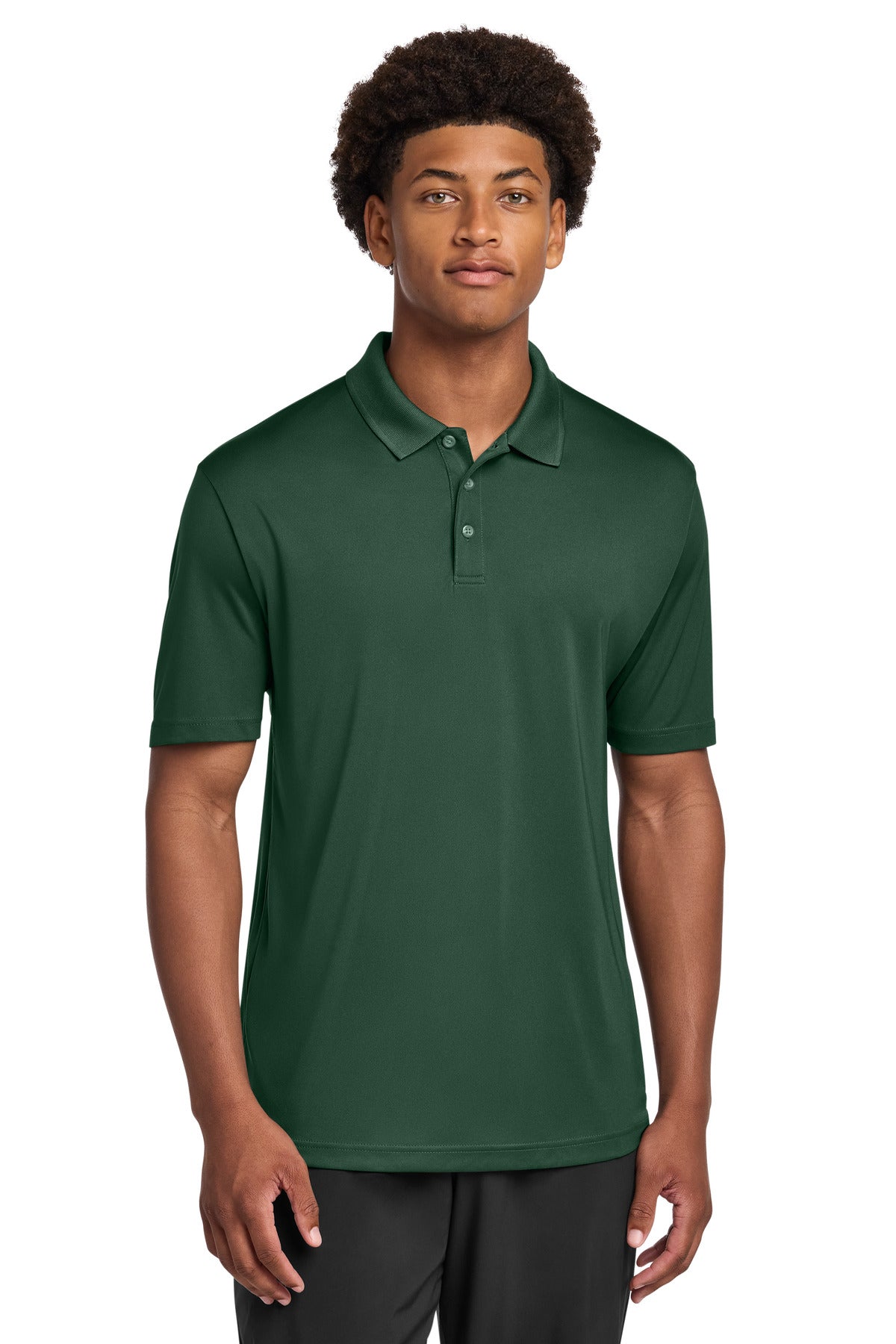 Sport-Tek PosiCharge Re-Compete Polo ST725 in Forest Green
