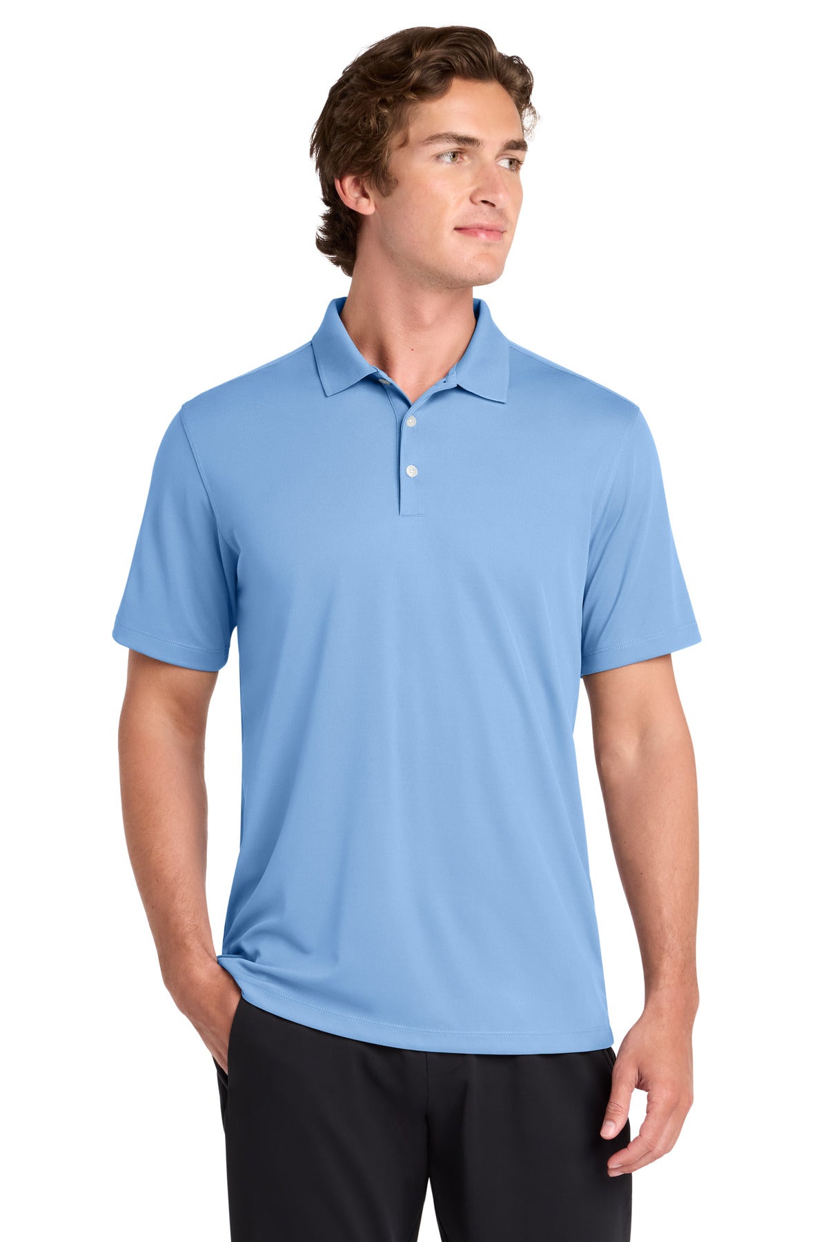 Sport-Tek UV Micropique Polo ST740 in Carolina Blue
