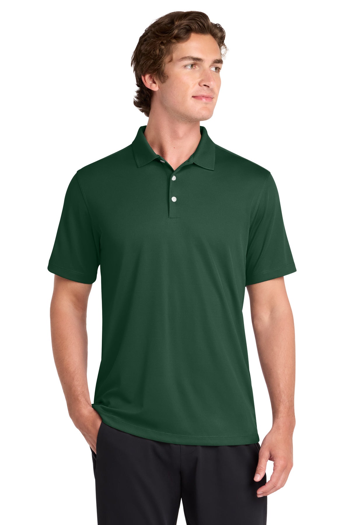 Sport-Tek UV Micropique Polo ST740 in Forest Green