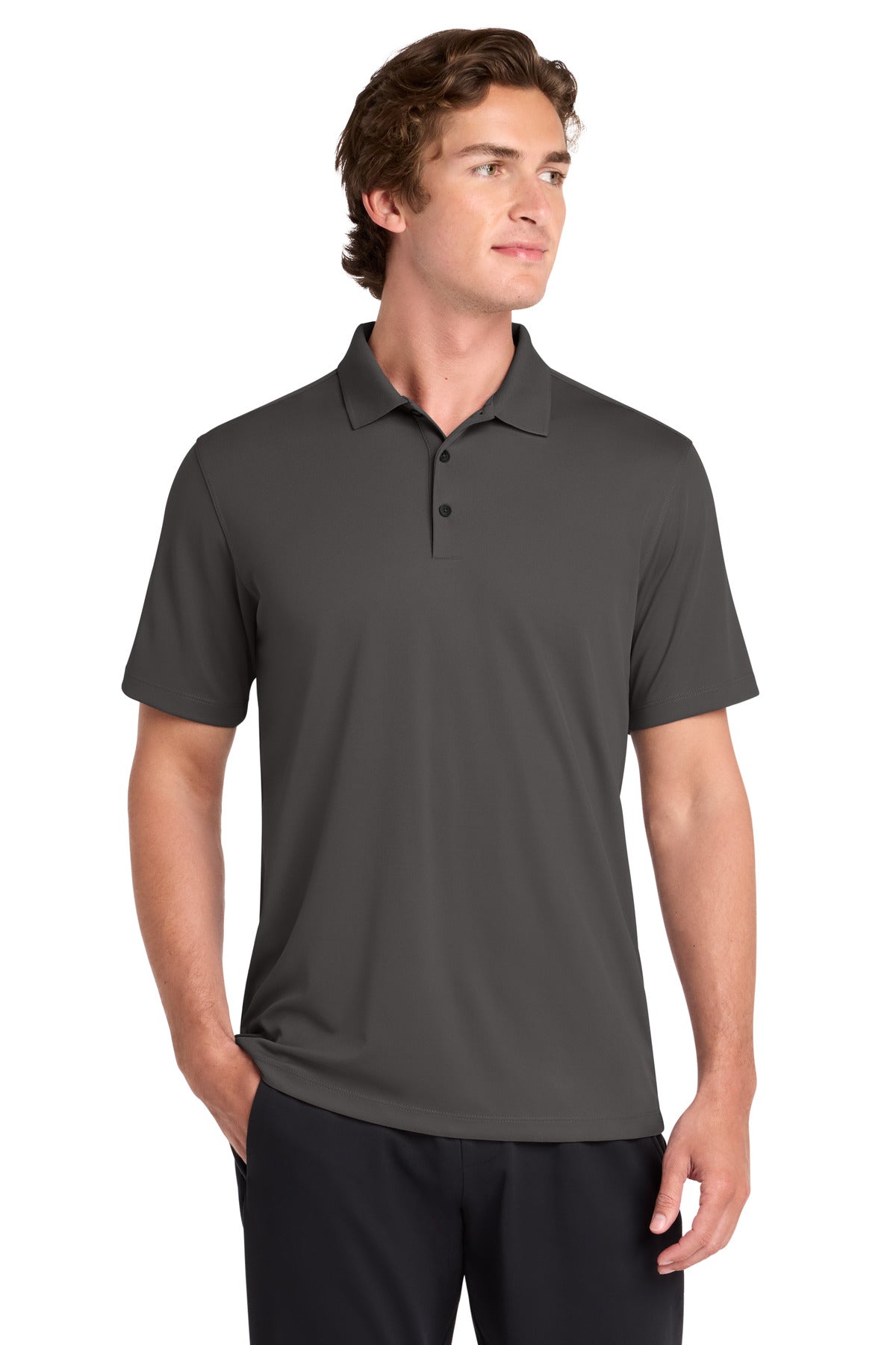 Sport-Tek UV Micropique Polo ST740 in Graphite
