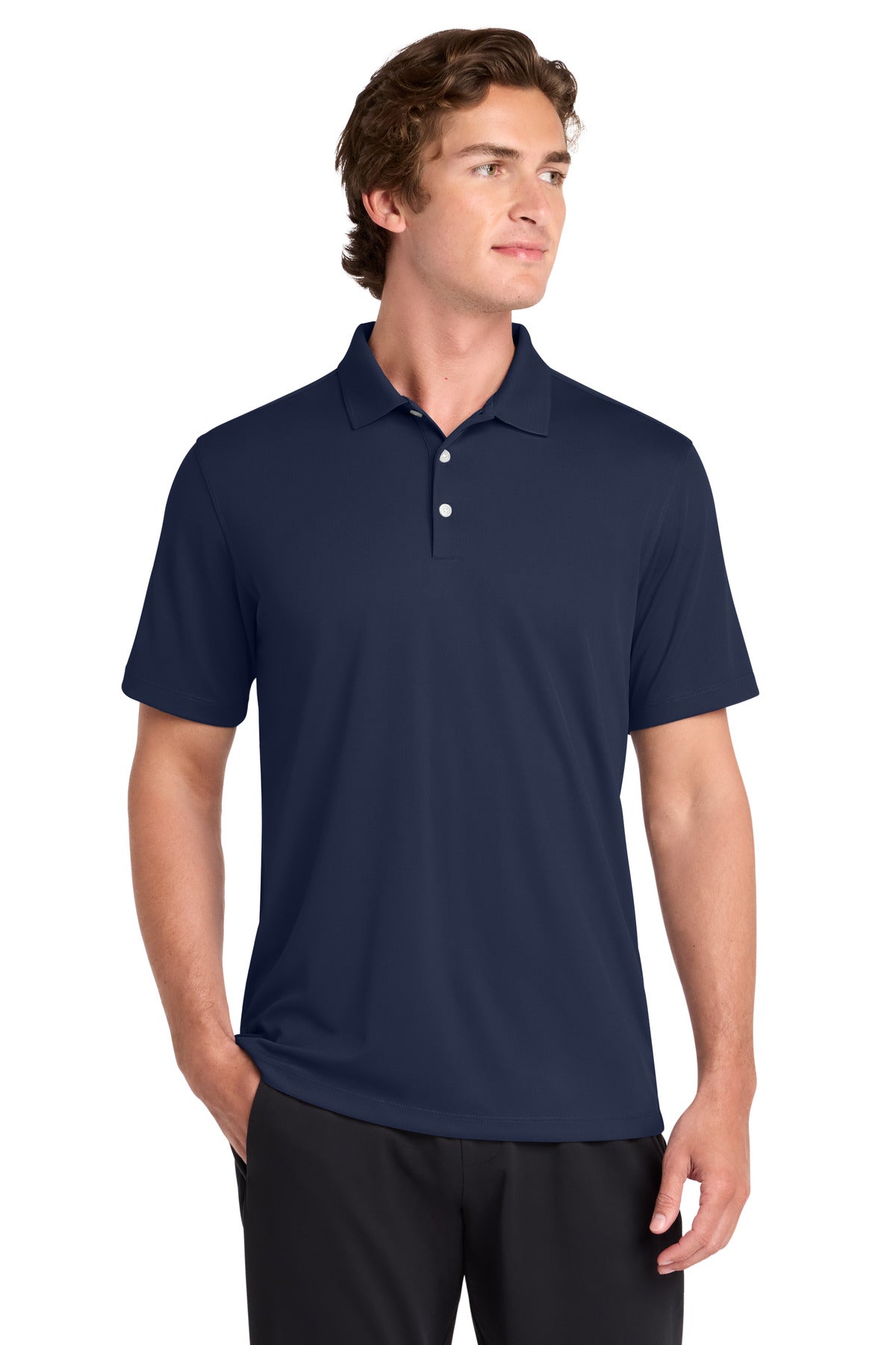Sport-Tek UV Micropique Polo ST740 in True Navy
