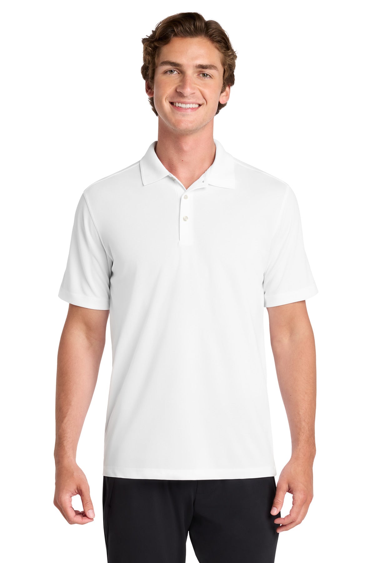 Sport-Tek UV Micropique Polo ST740 in White