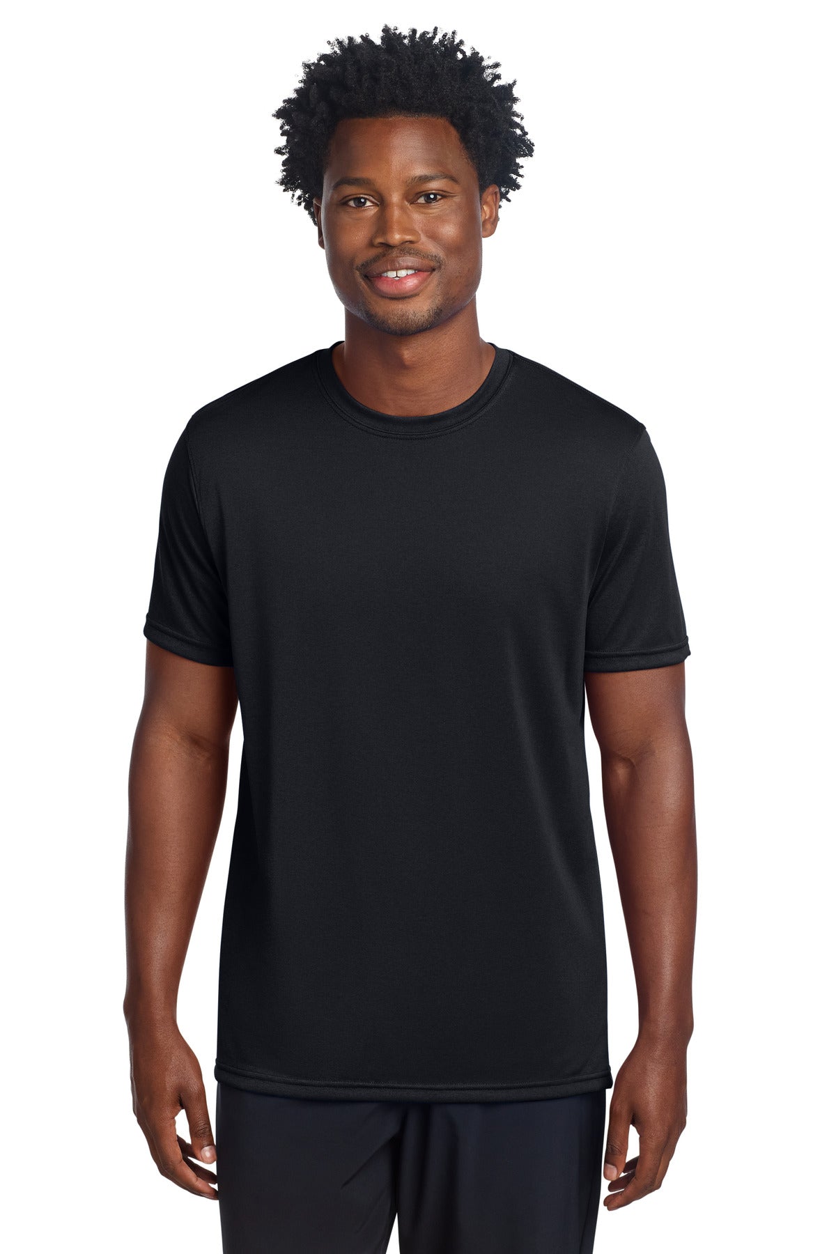 Sport-Tek Echo Tee ST760 in Black