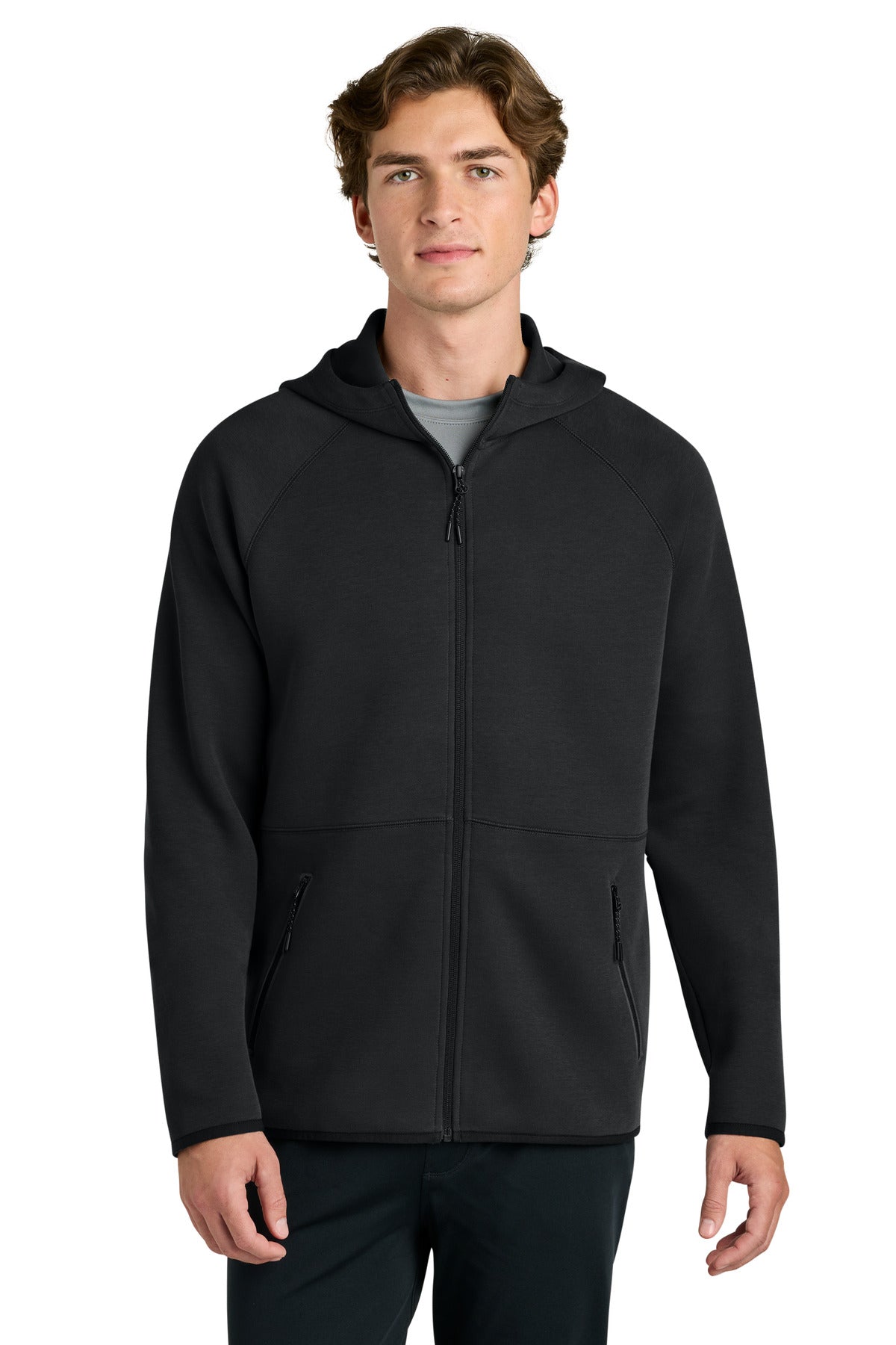 Sport-TekPhenom Full-Zip Hoodie ST840 in Black