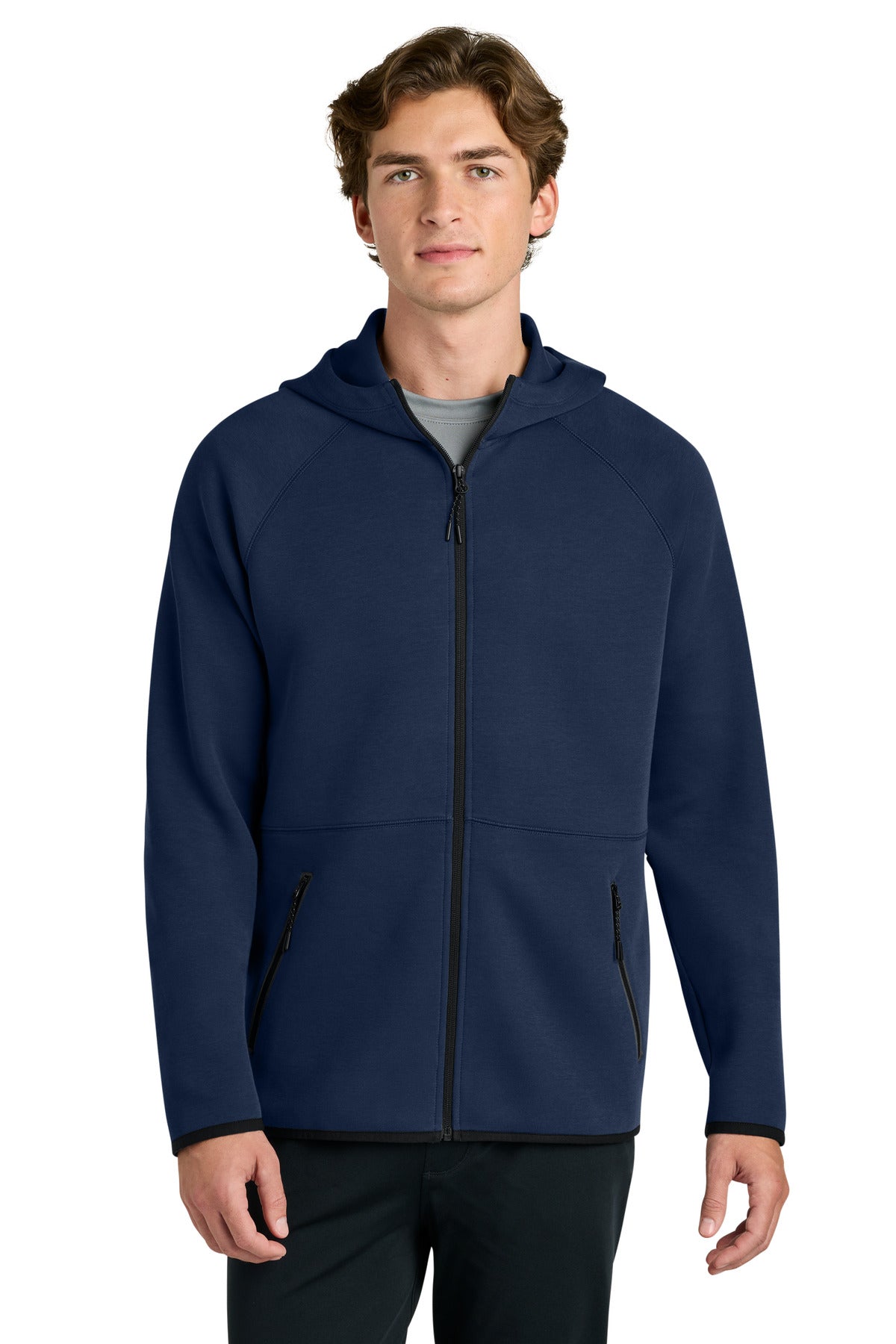 Sport-TekPhenom Full-Zip Hoodie ST840 in True Navy