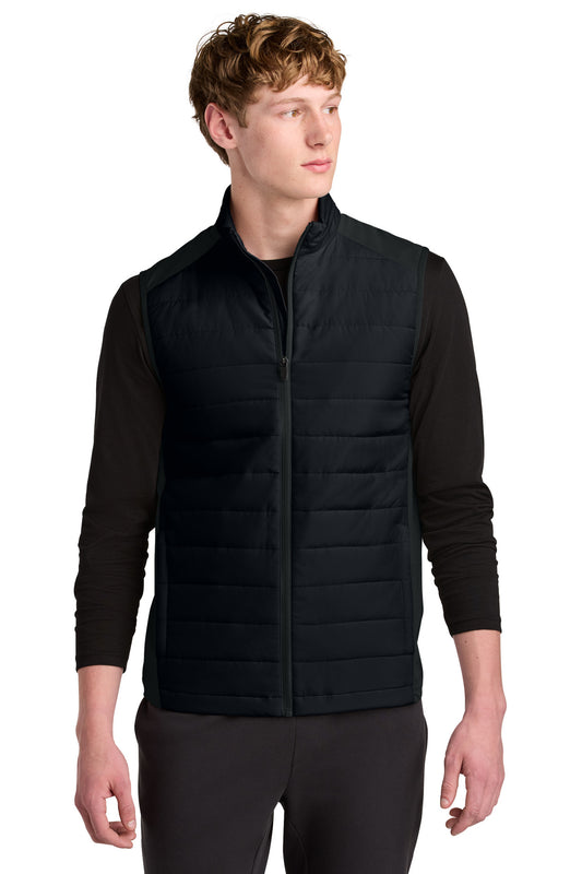 Sport-Tek Teknical Hybrid Vest ST941 in Black