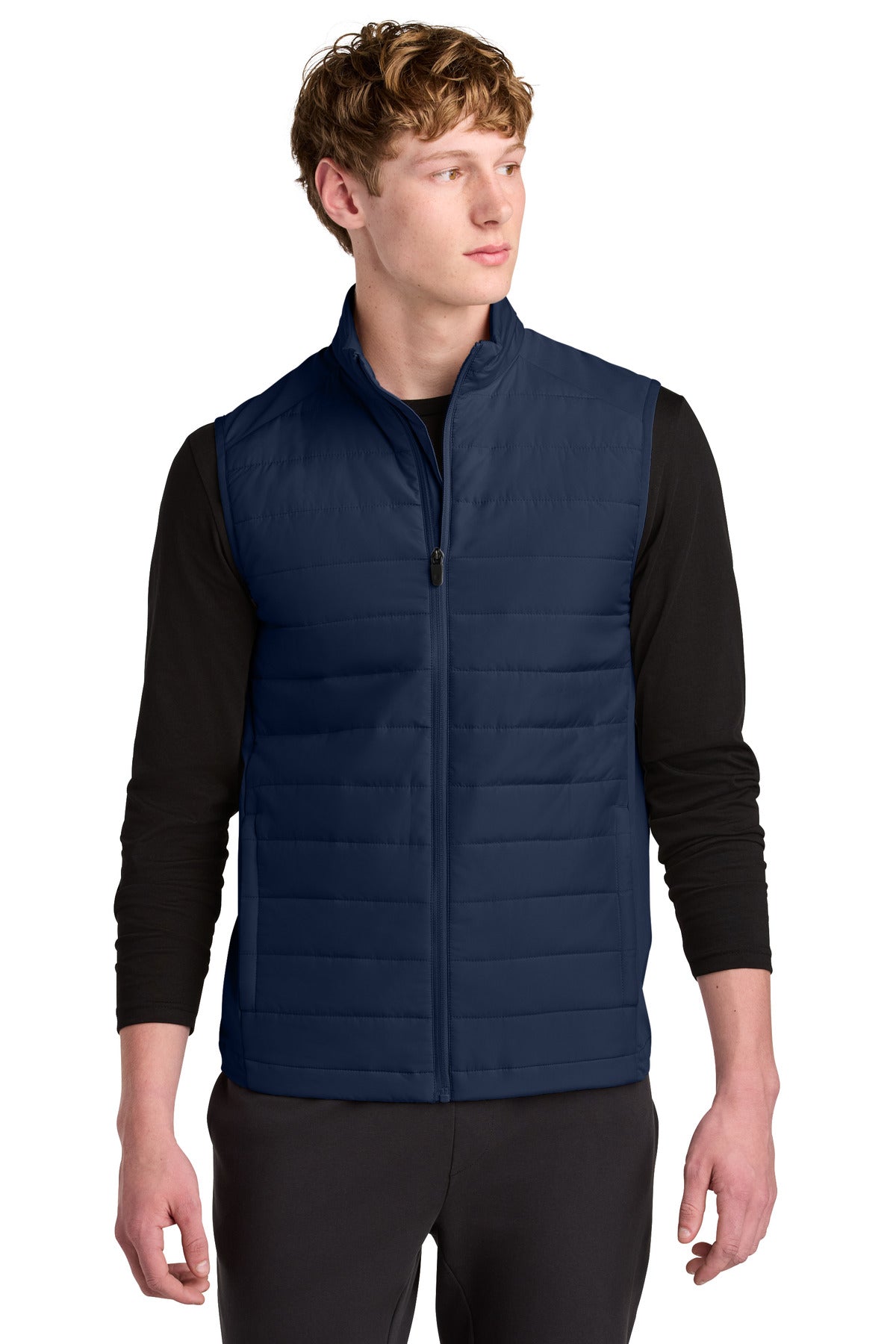Sport-Tek Teknical Hybrid Vest ST941 in True Navy