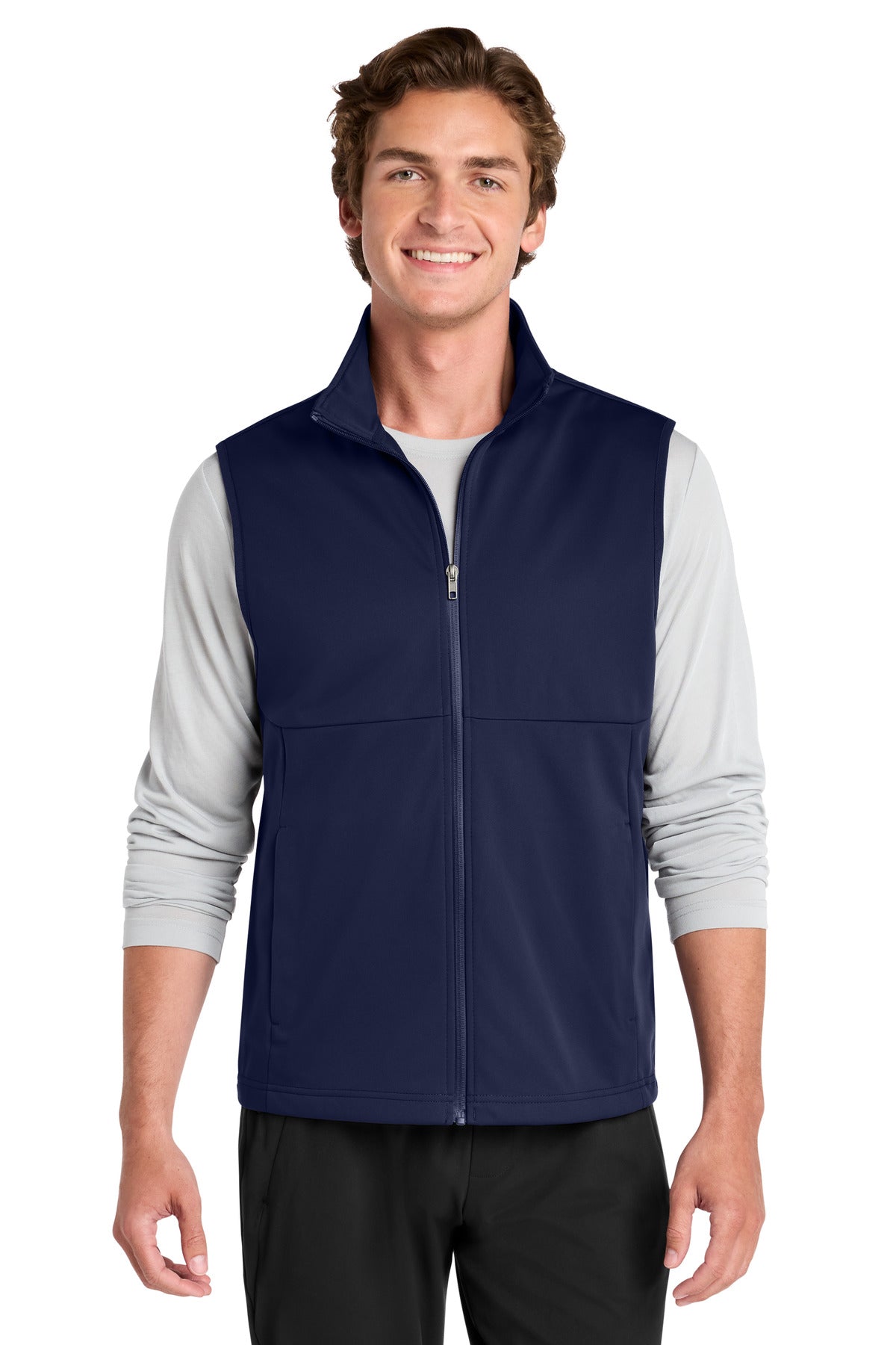 Sport-Tek Soft Shell Vest ST981 in True Navy