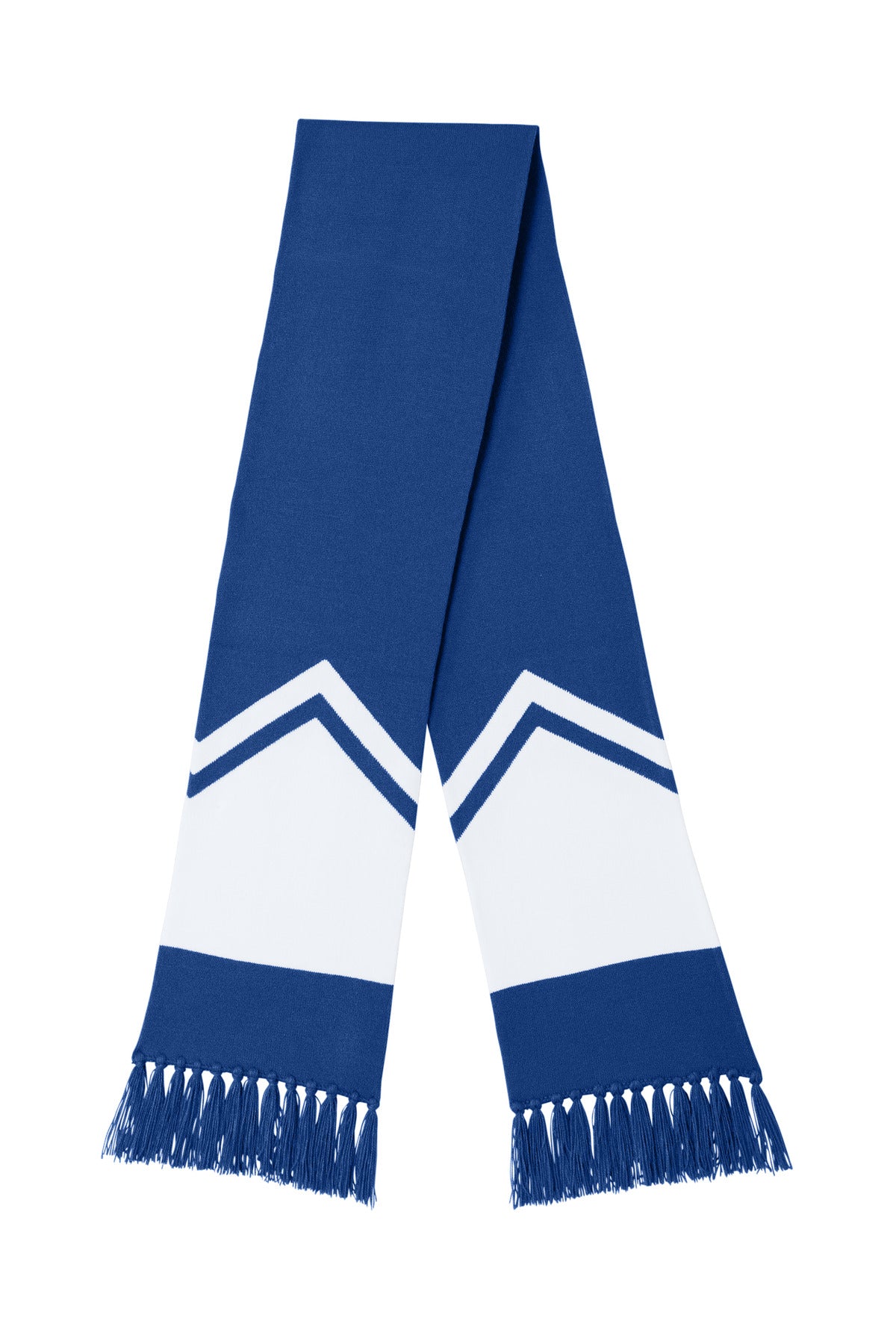 Sport-Tek Gameday Scarf STA06 in True Royal/ White