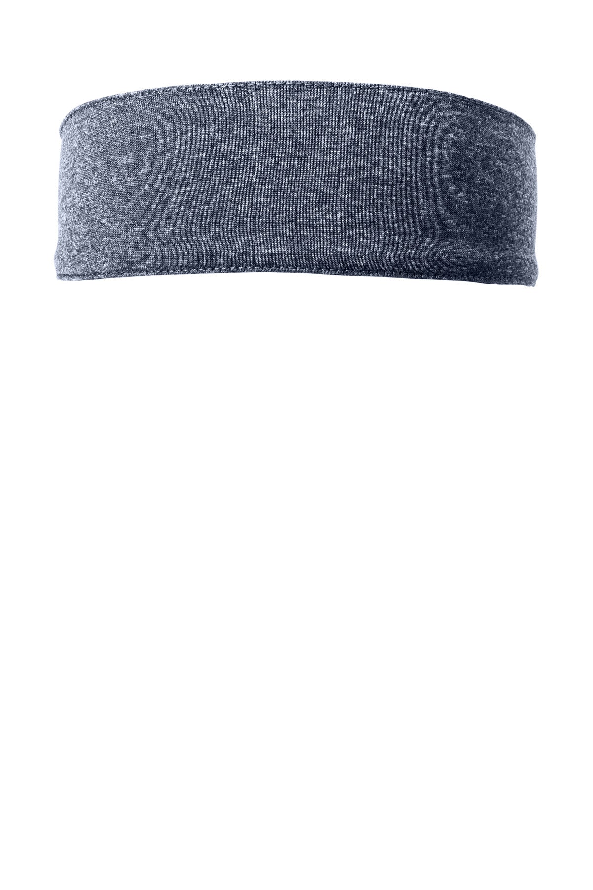 Sport-Tek  Contender  Headband. STA46 in True Navy Heather