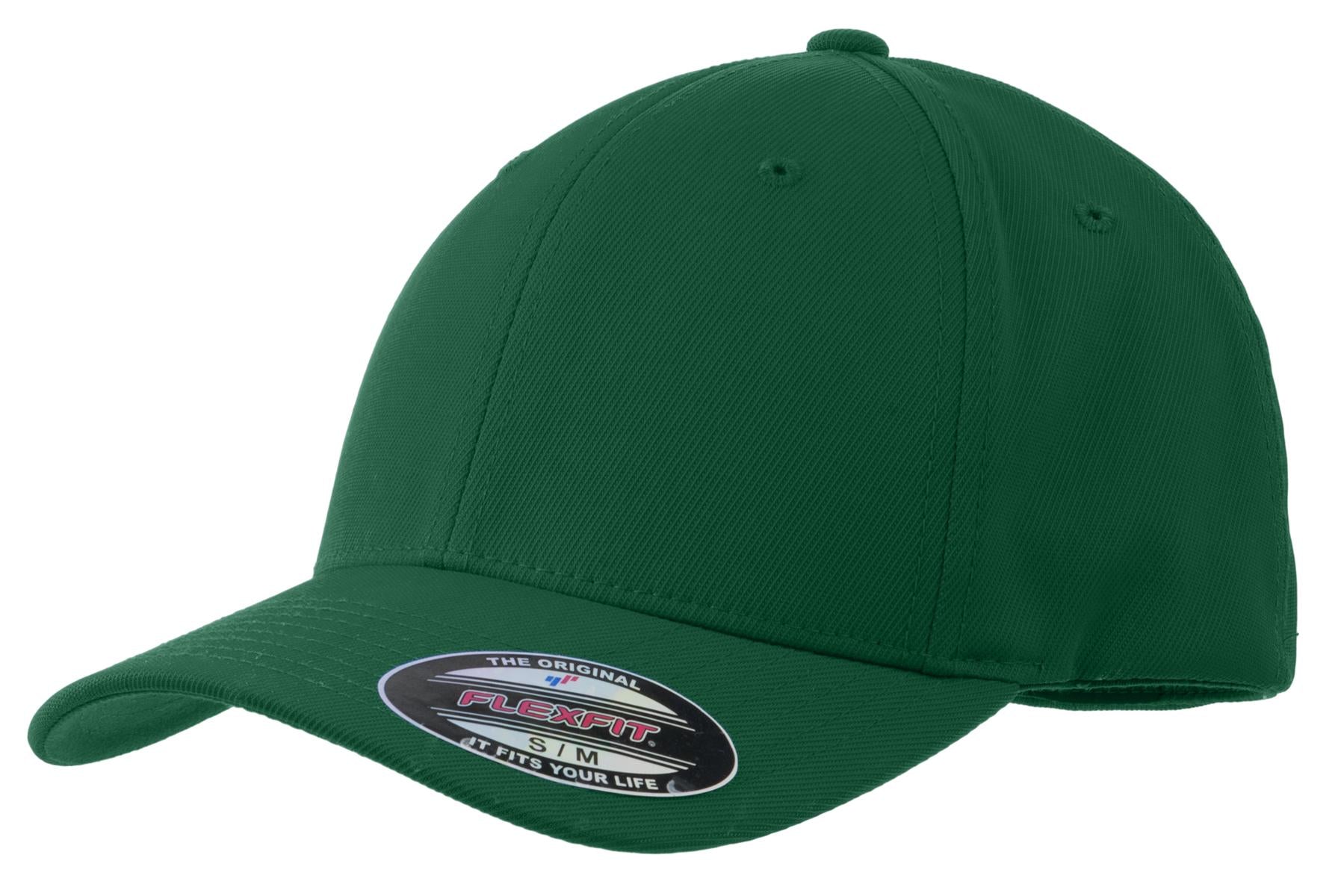 Sport-Tek Flexfit Performance Solid Cap. STC17 in Forest Green
