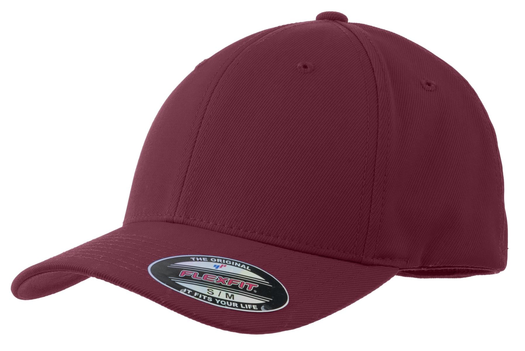 Sport-Tek Flexfit Performance Solid Cap. STC17 in Maroon