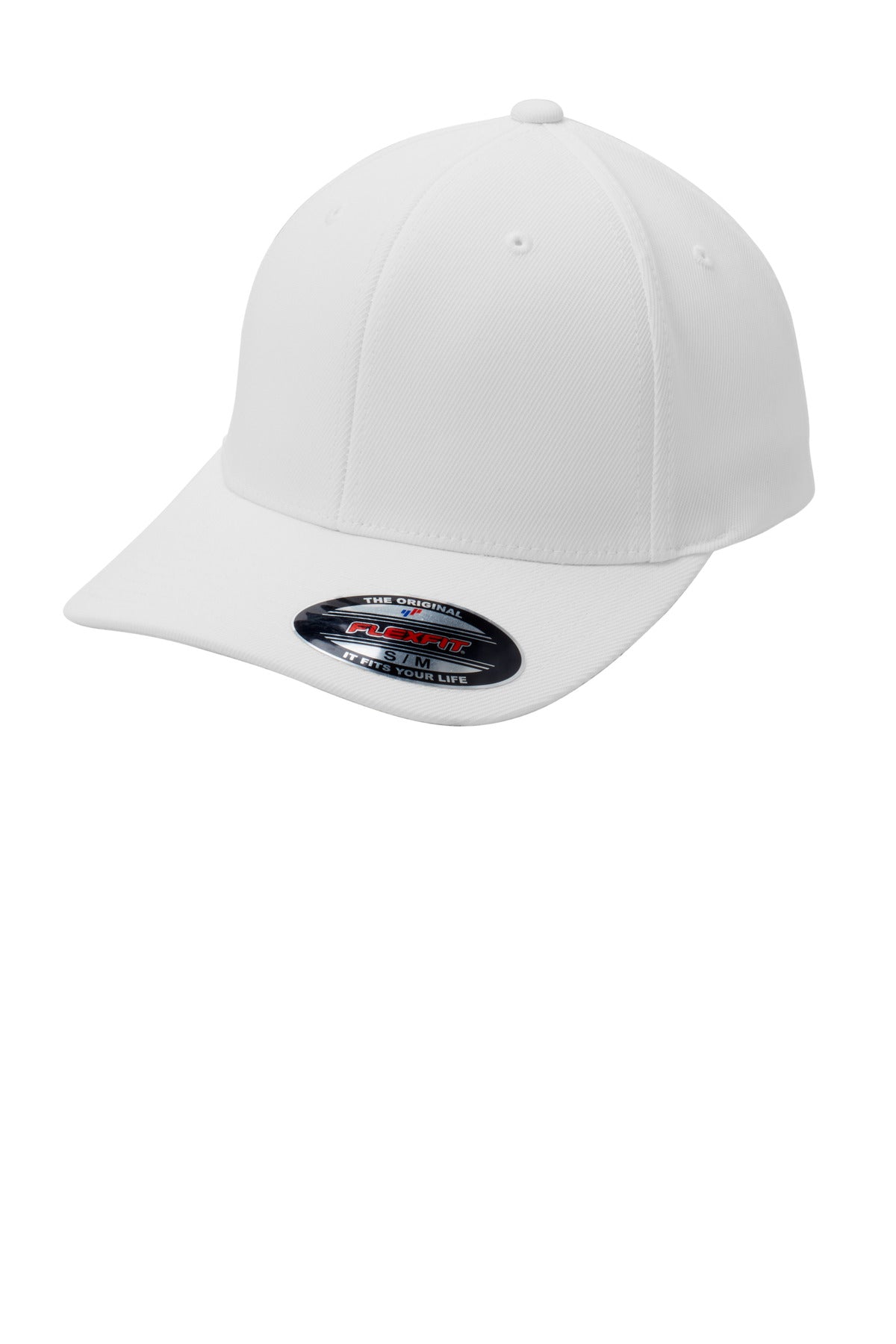 Sport-Tek Flexfit Performance Solid Cap. STC17 in White