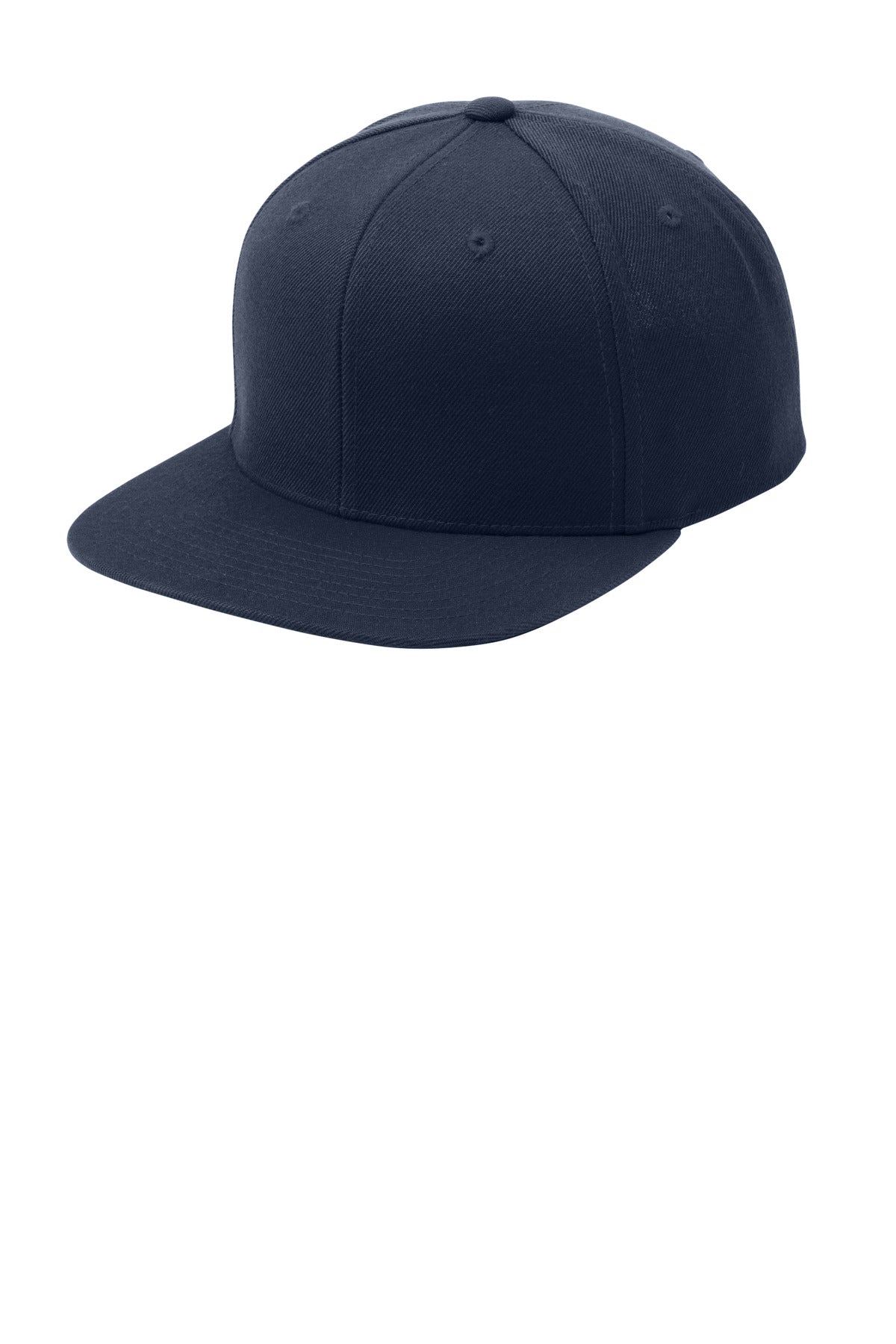Sport-Tek YP Classics Flat Bill Snapback Cap. STC19 in True Navy