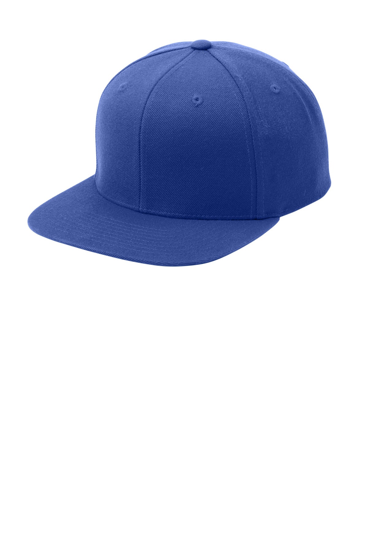 Sport-Tek YP Classics Flat Bill Snapback Cap. STC19 in True Royal