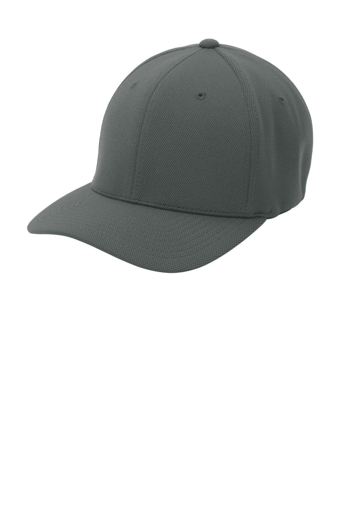 Sport-Tek Flexfit Cool & Dry Poly Block Mesh Cap. STC22 in Magnet