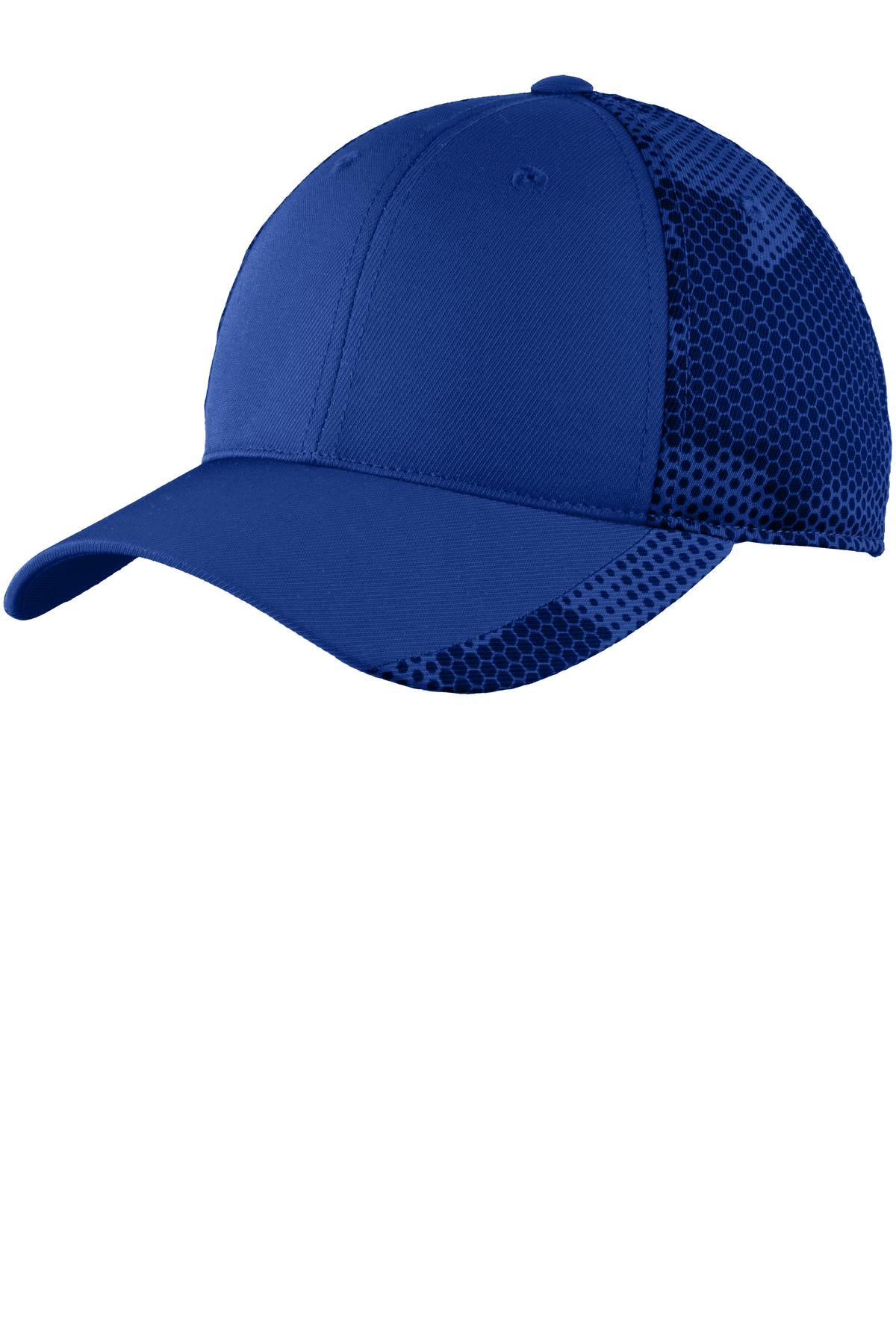 Sport-Tek CamoHex Cap. STC23 in True Royal