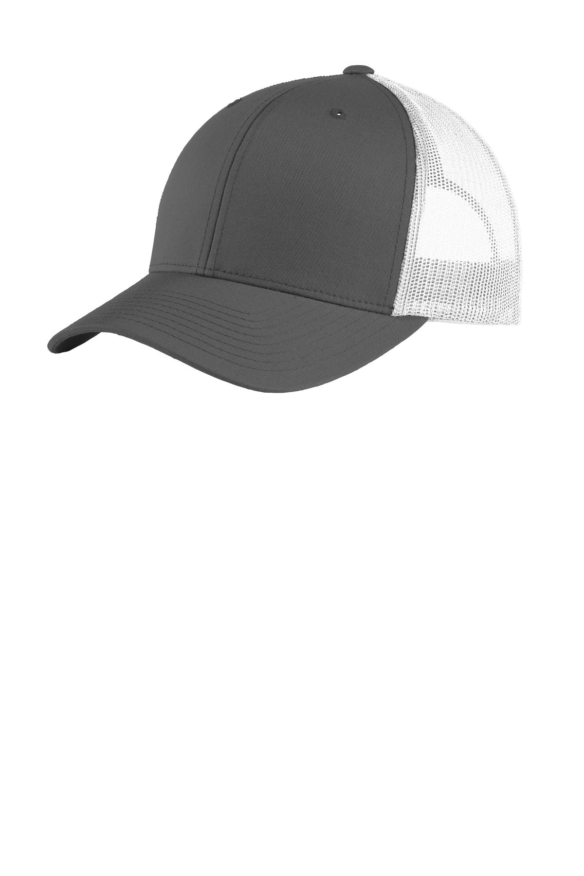Sport-Tek YP Classics Retro Trucker Cap. STC39 in Graphite/ White