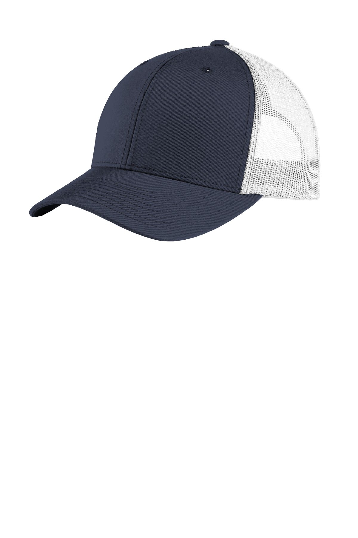 Sport-Tek YP Classics Retro Trucker Cap. STC39 in True Navy/ White