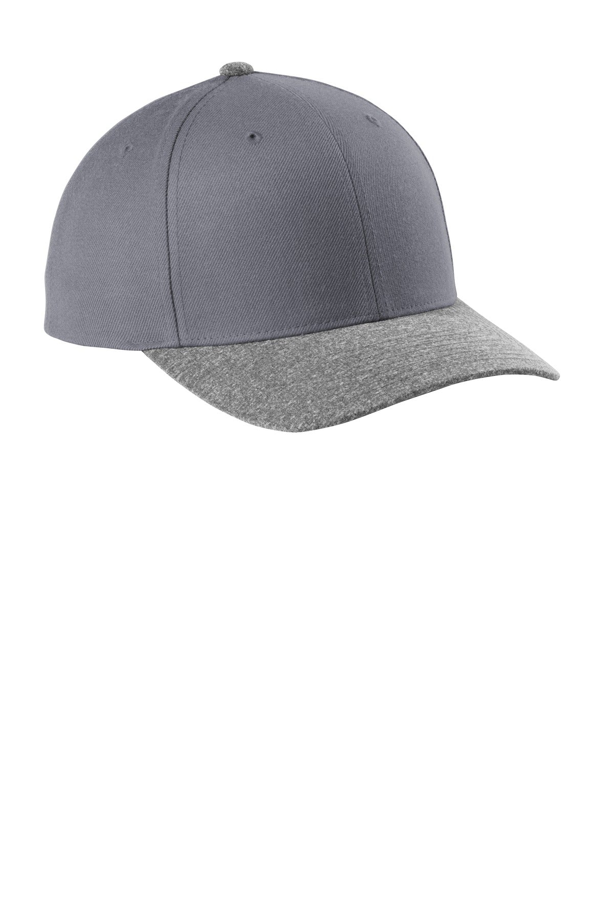Sport-Tek  YP Classics  Curve Bill Snapback Cap. STC43 in Graphite/ Grey Heather