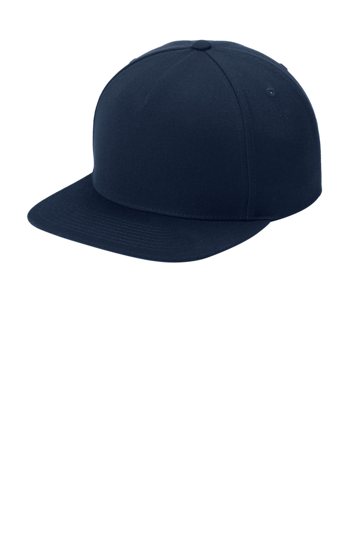 Sport-Tek YP Classics Premium 5-Panel Snapback Cap STC55 in True Navy