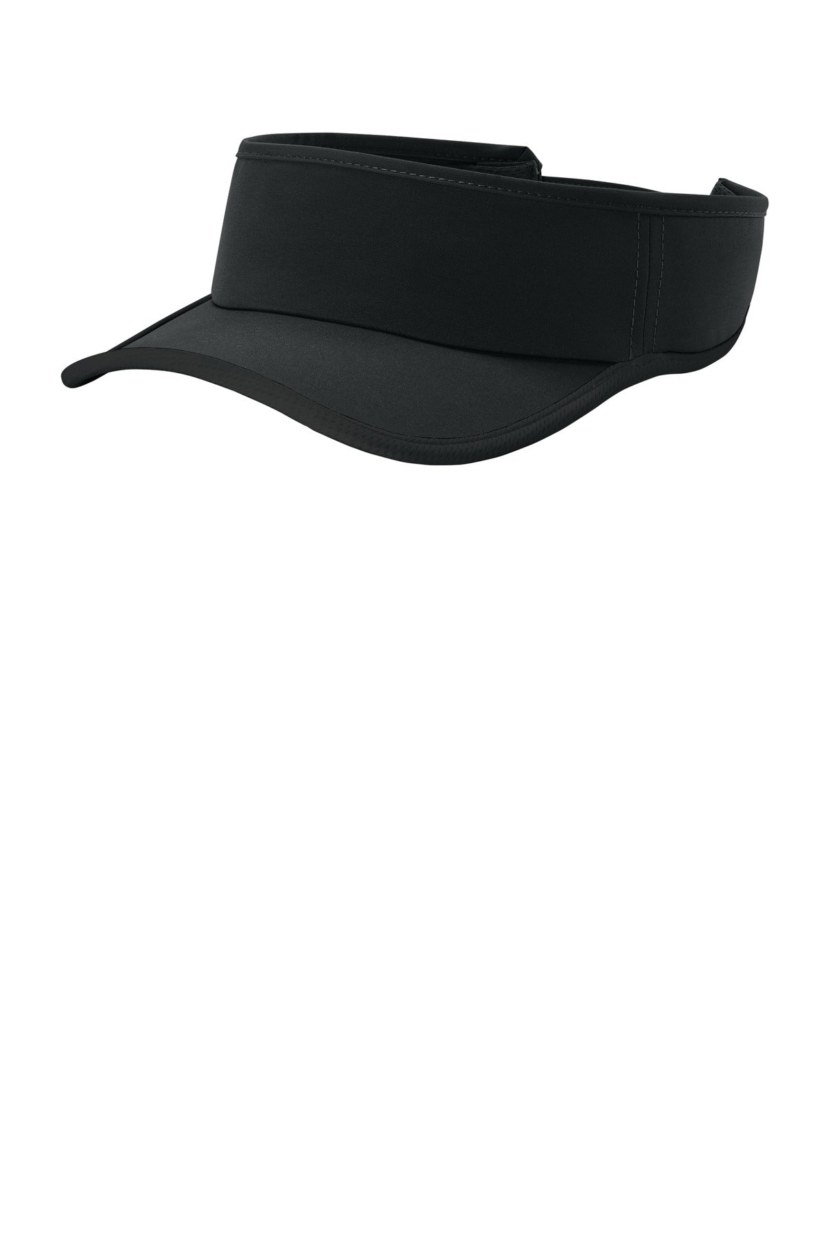 Sport-Tek Repeat Visor STC57 in Black/ Black