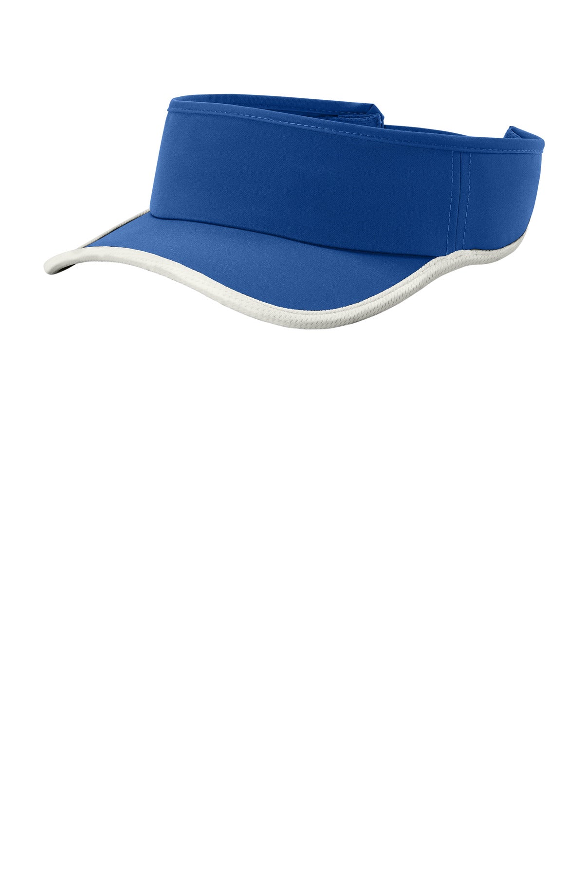 Sport-Tek Repeat Visor STC57 in True Royal/ White