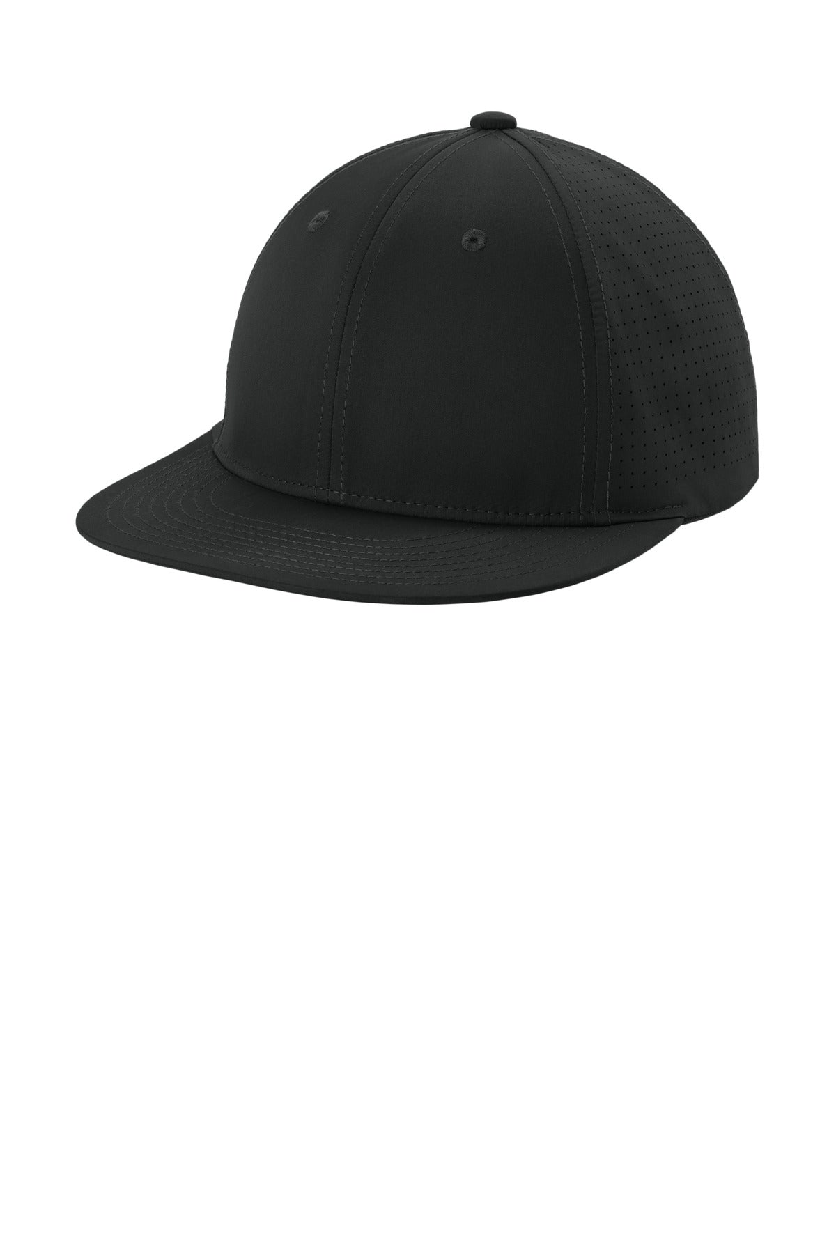 Sport-Tek Pro-Cut Stretch-Tek Cap STC64 in Black