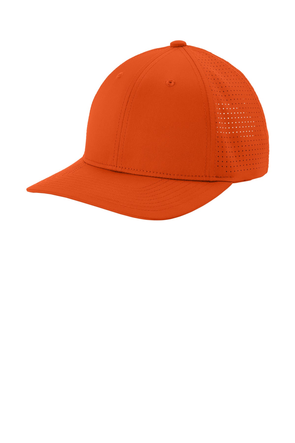 Sport-Tek Pro-Cut Adjustable Cap STC65 in Deep Orange