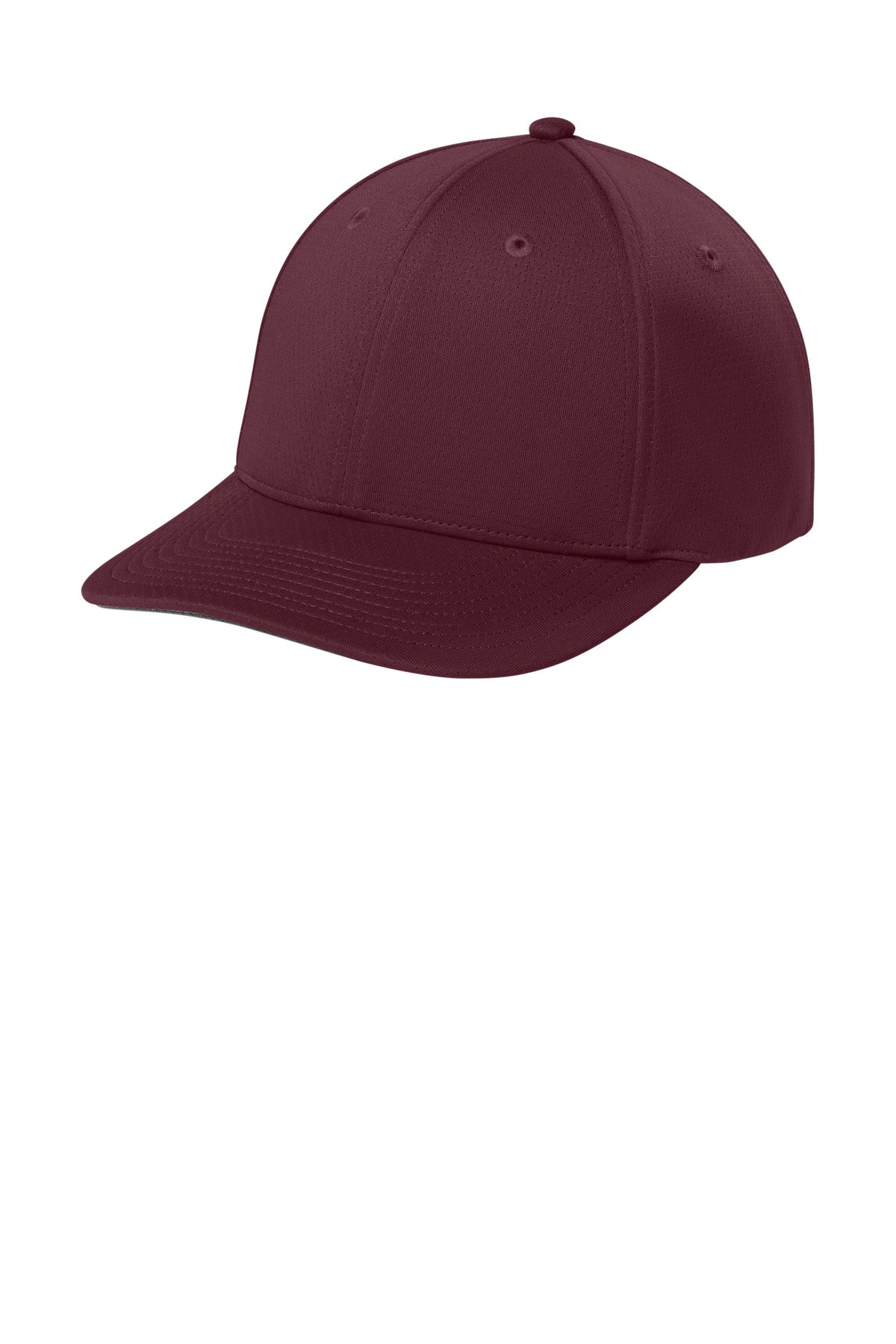 Sport-Tek Impact Mesh Stretch-Tek Adjustable Cap STC71 in Maroon