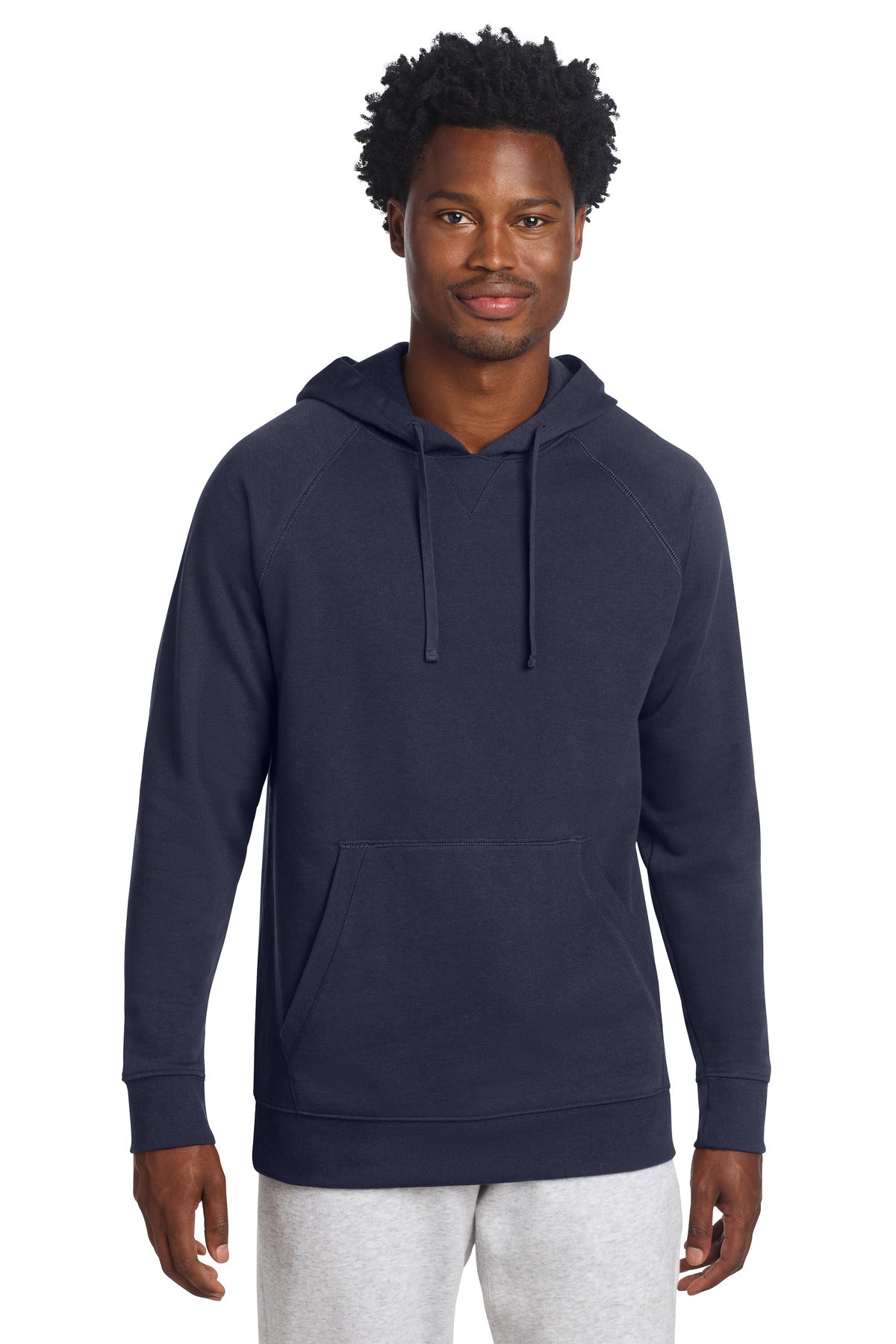 Sport-Tek Drive Fleece Pullover Hoodie STF200 in True Navy