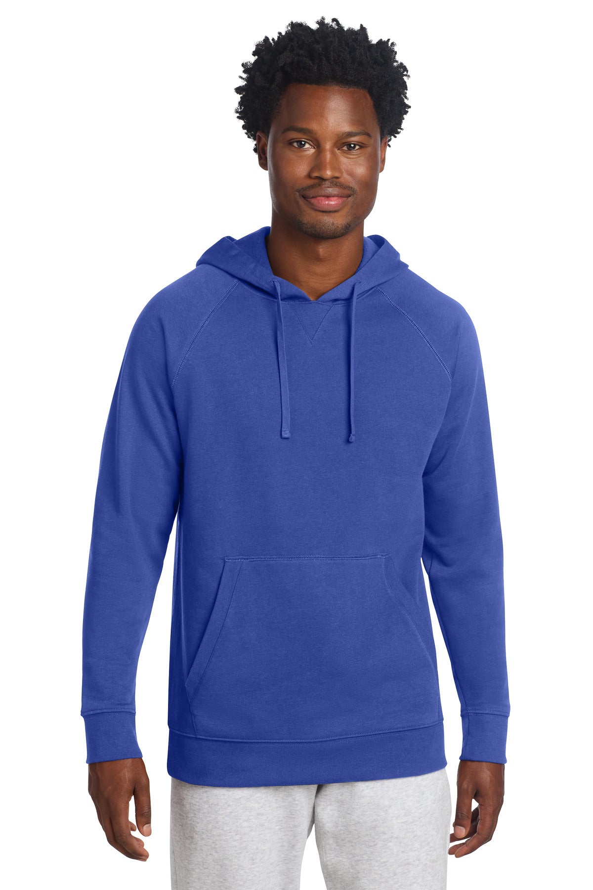 Sport-Tek Drive Fleece Pullover Hoodie STF200 in True Royal