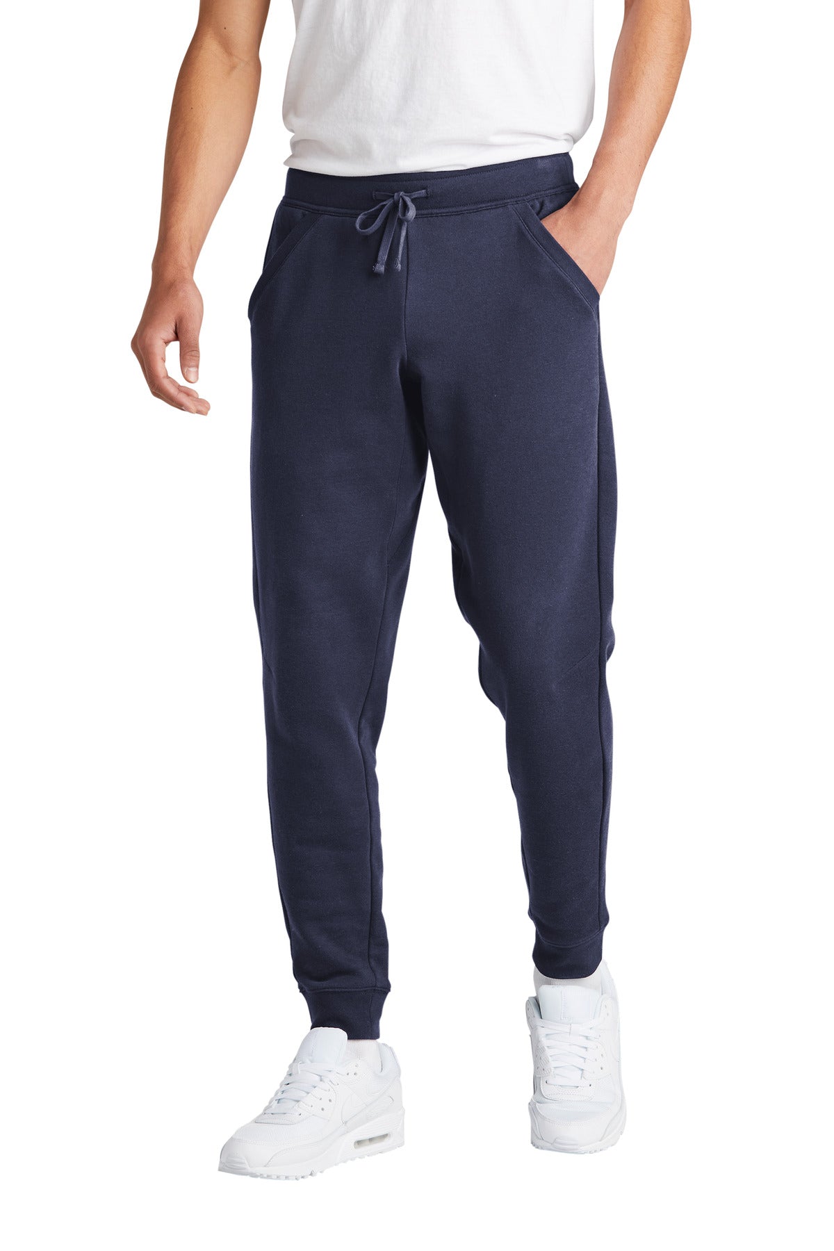Sport-Tek Drive Fleece Jogger STF204 in True Navy