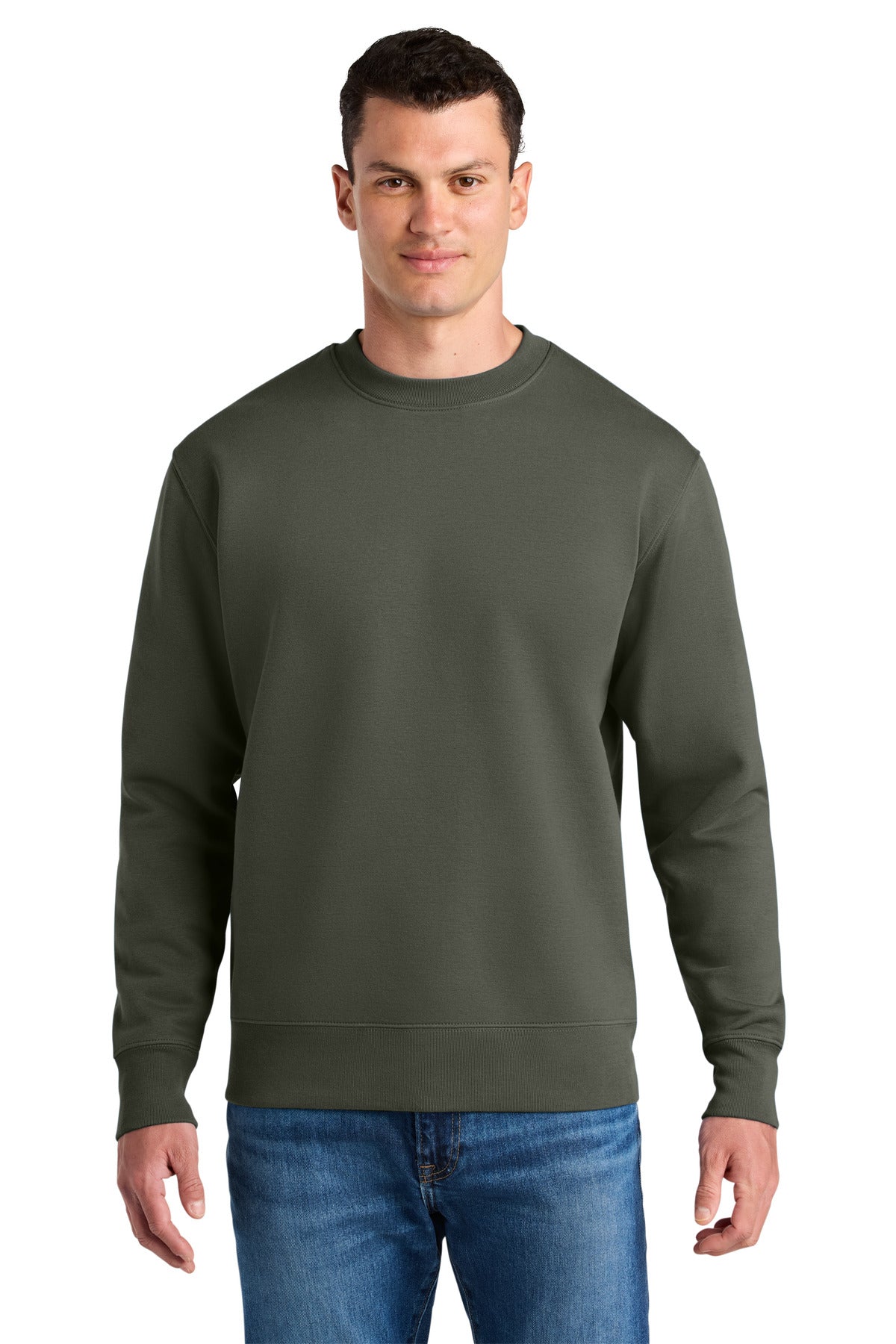 Stanley/Stella Unisex Changer 2.0 Crewneck Sweatshirt SXU004 in Khaki Green