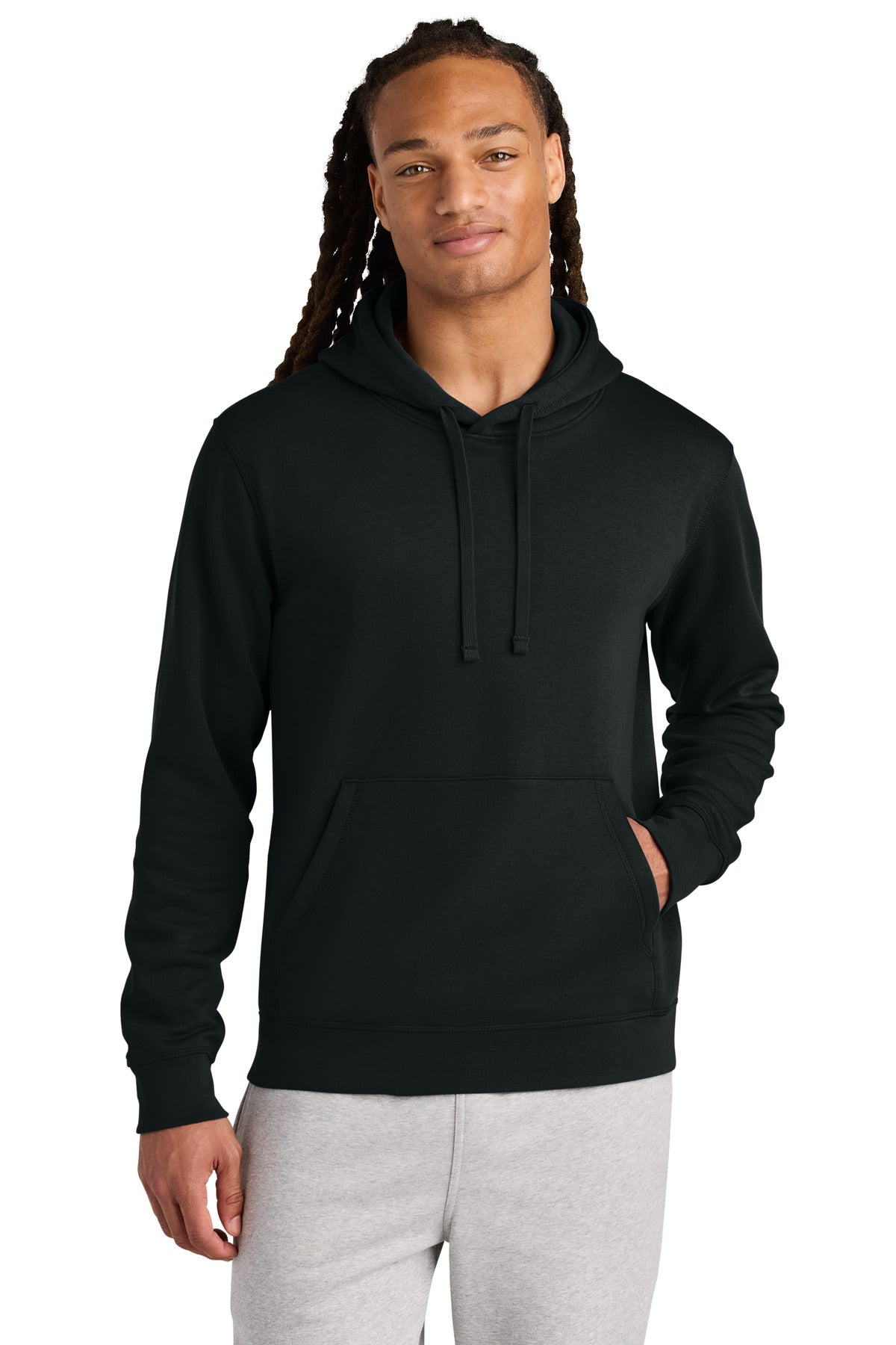 Stanley/Stella Unisex Drummer 2.0 Hooded Sweatshirt SXU009 in Black