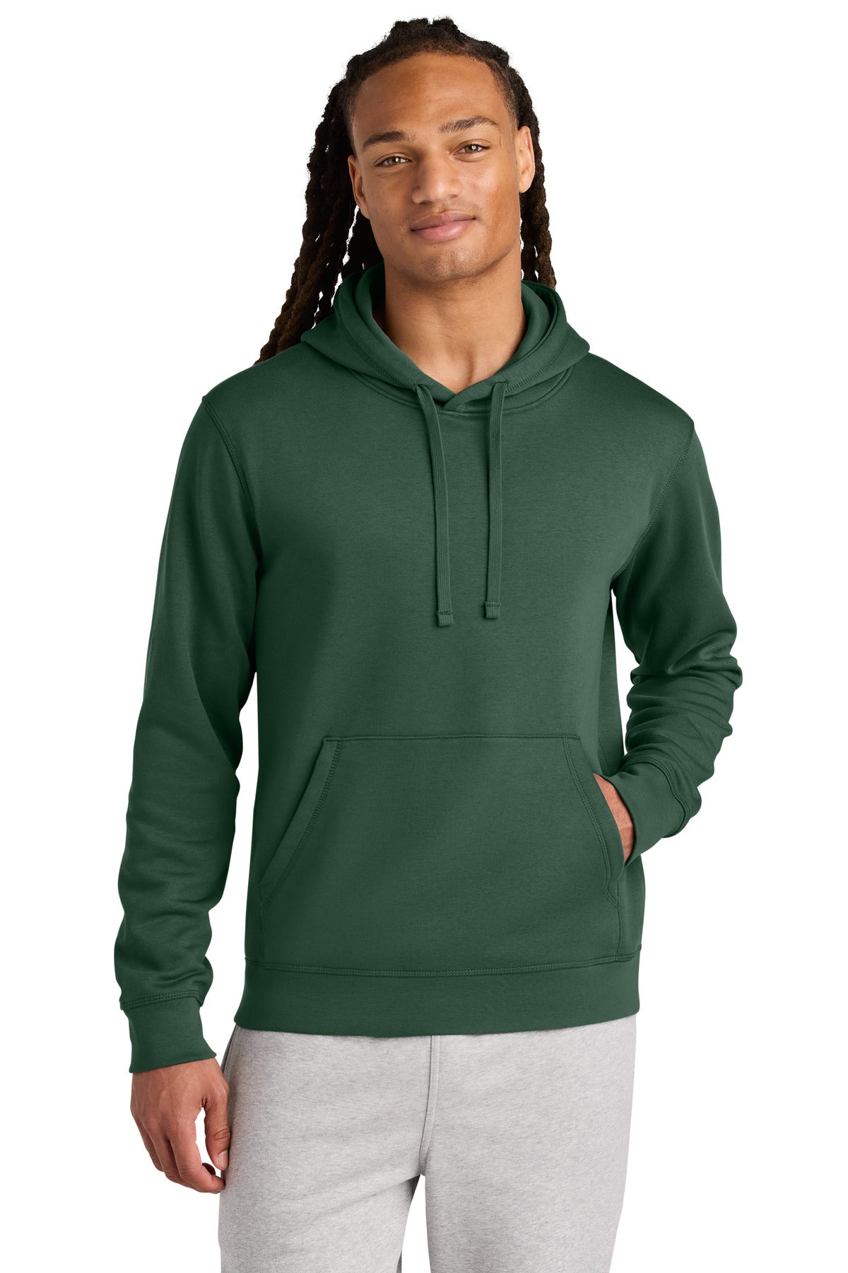 Stanley/Stella Unisex Drummer 2.0 Hooded Sweatshirt SXU009 in Bottle Green