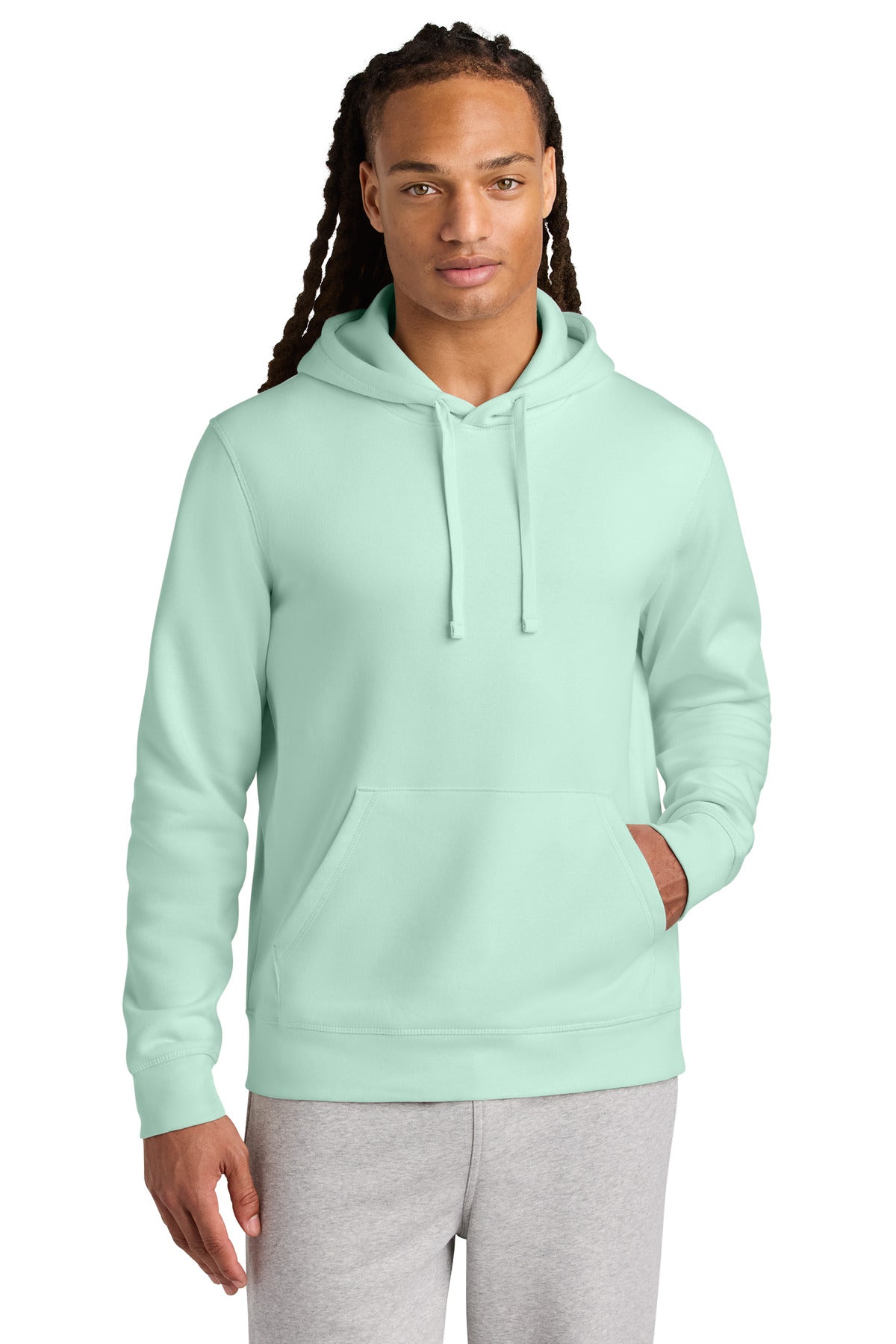Stanley/Stella Unisex Drummer 2.0 Hooded Sweatshirt SXU009 in Caribbean Blue